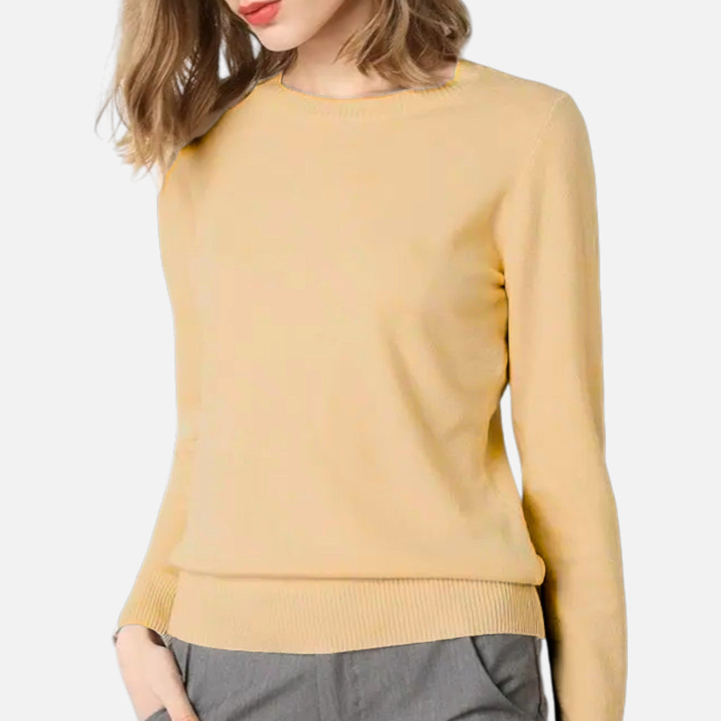Women’s Merino Wool Crewneck Sweater - Sofia Maris