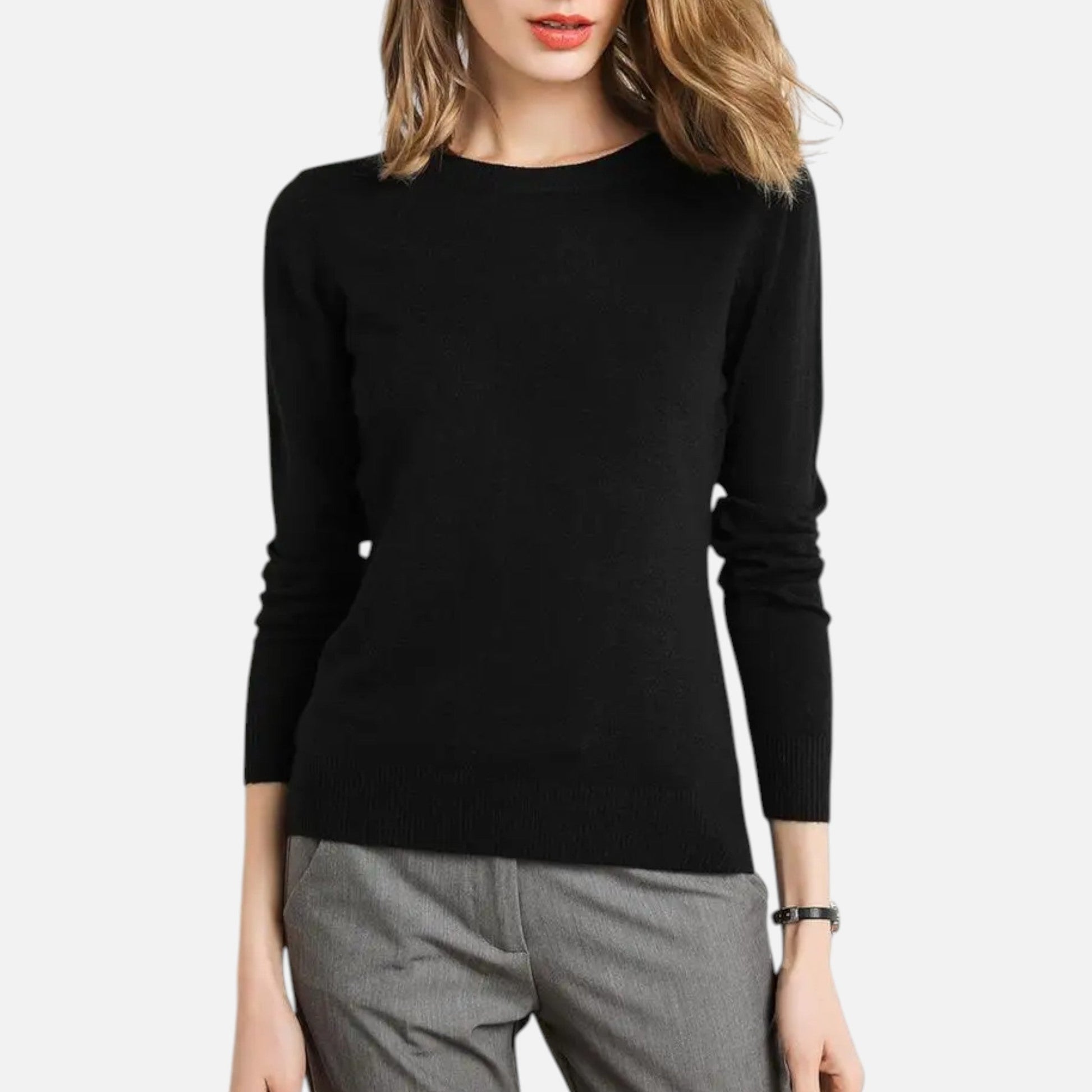 Women’s Merino Wool Crewneck Sweater - Sofia Maris