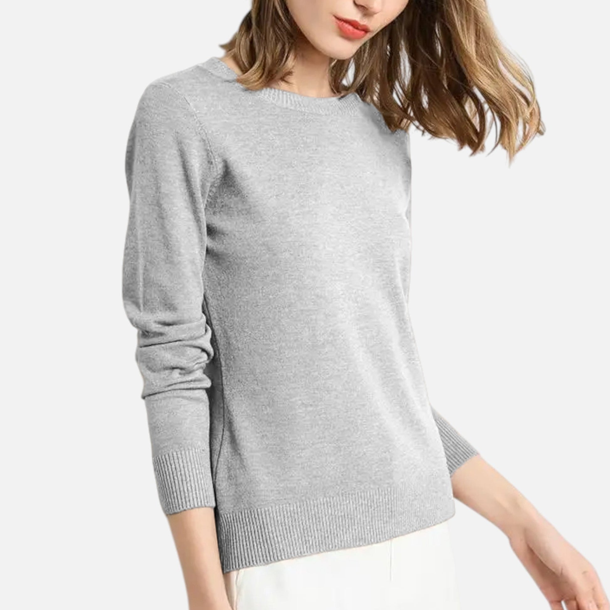 Women’s Merino Wool Crewneck Sweater - Sofia Maris
