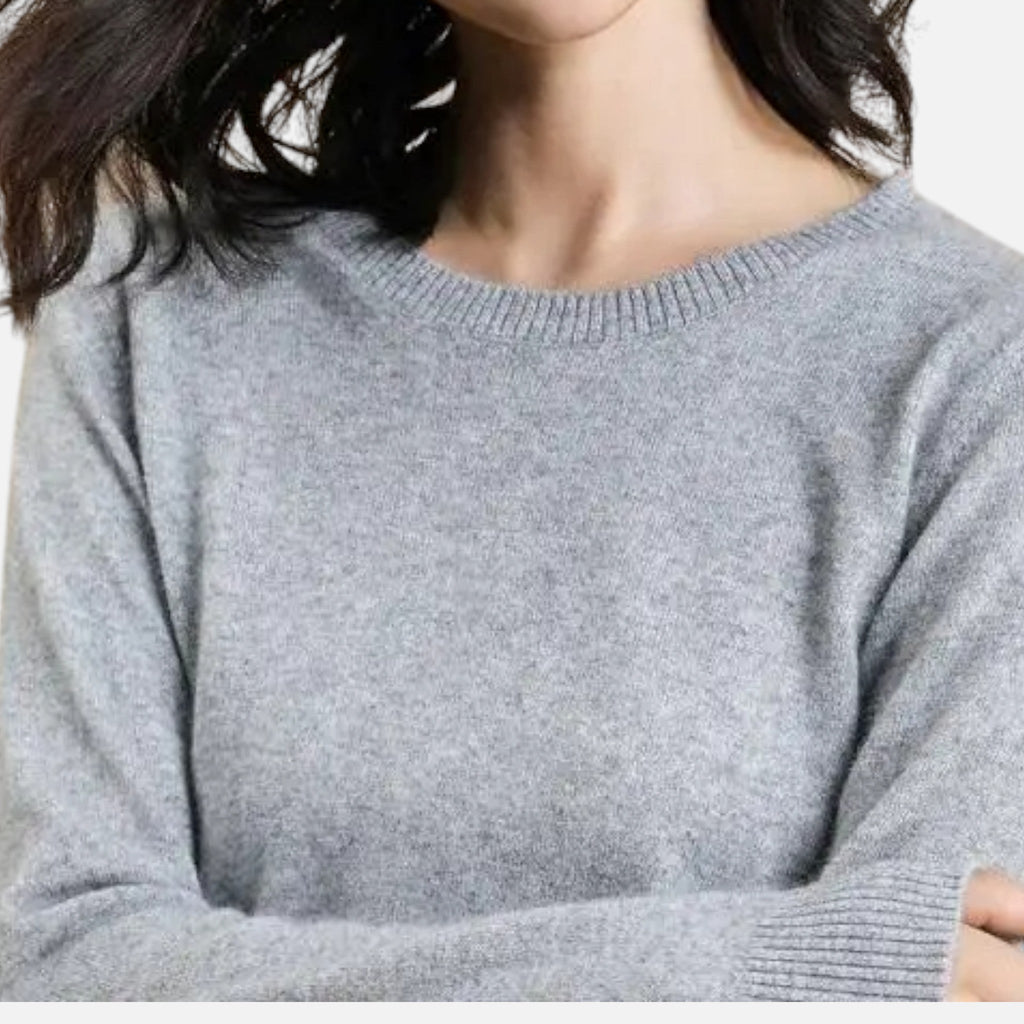 Women’s Merino Wool Crewneck Sweater - Sofia Maris