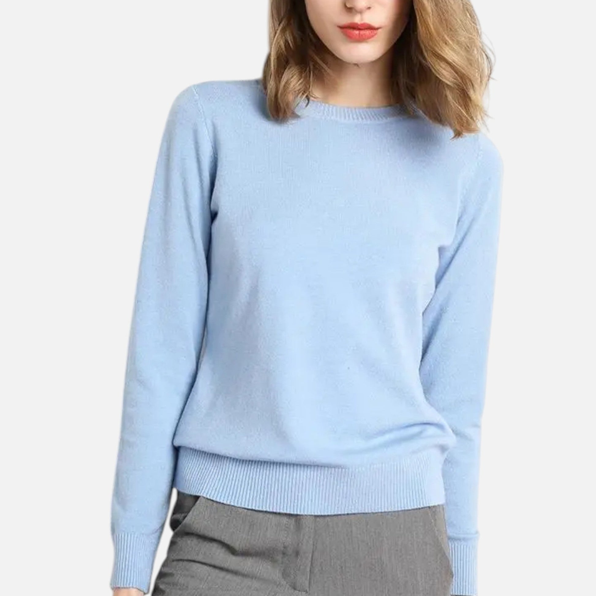 Women’s Merino Wool Crewneck Sweater - Sofia Maris