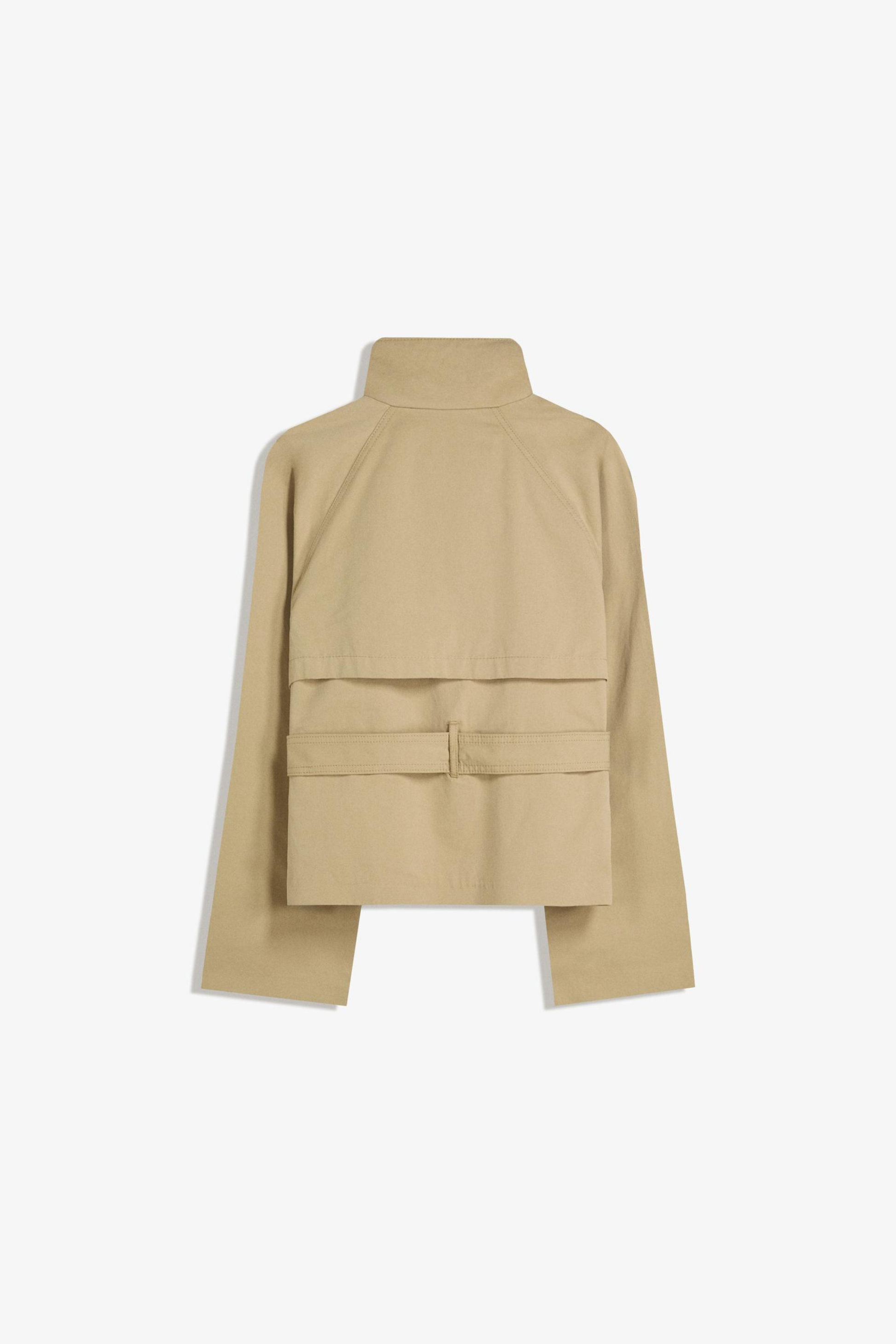 Women’s Trench Coat – Short Belted Double-Breasted Jacket - Sofia Maris