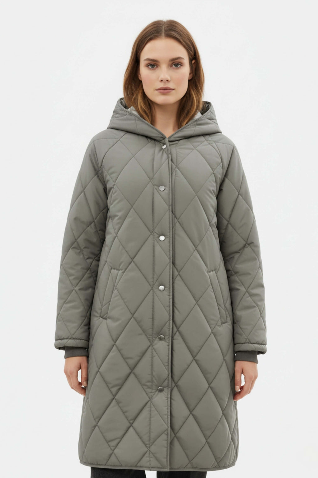 Sofia Maris Women’s Long Quilted Puffer Coat – Effortless Warmth Meets Timeless Elegance - Sofia Maris