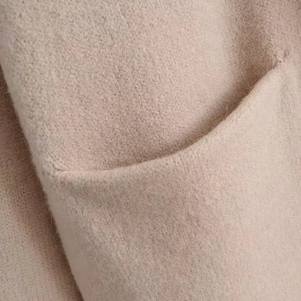 Women’s Thick Knit Cardigan – V-Neck Autumn Warmth - Sofia Maris