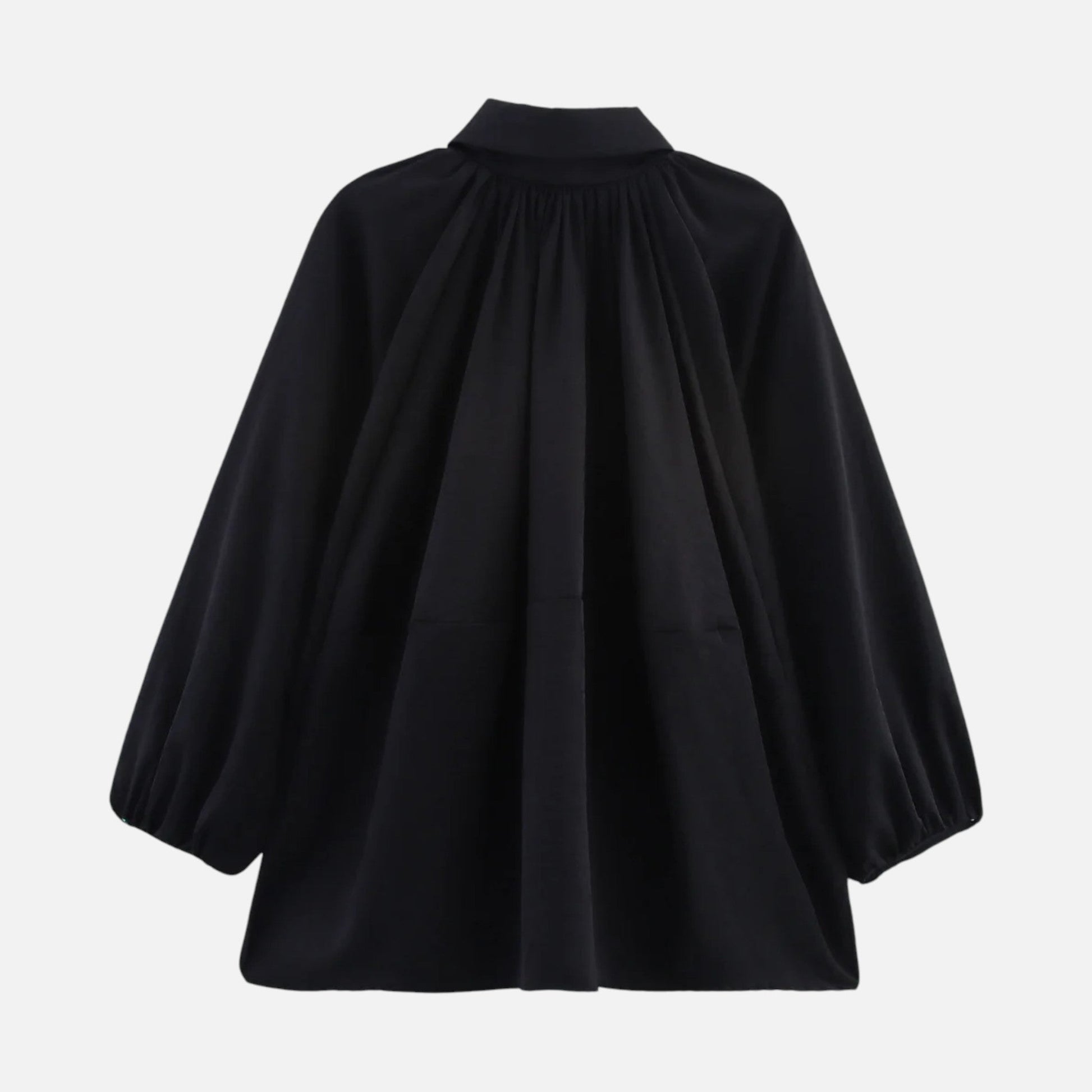 Women’s Pleated Lapel Blouse - Sofia Maris