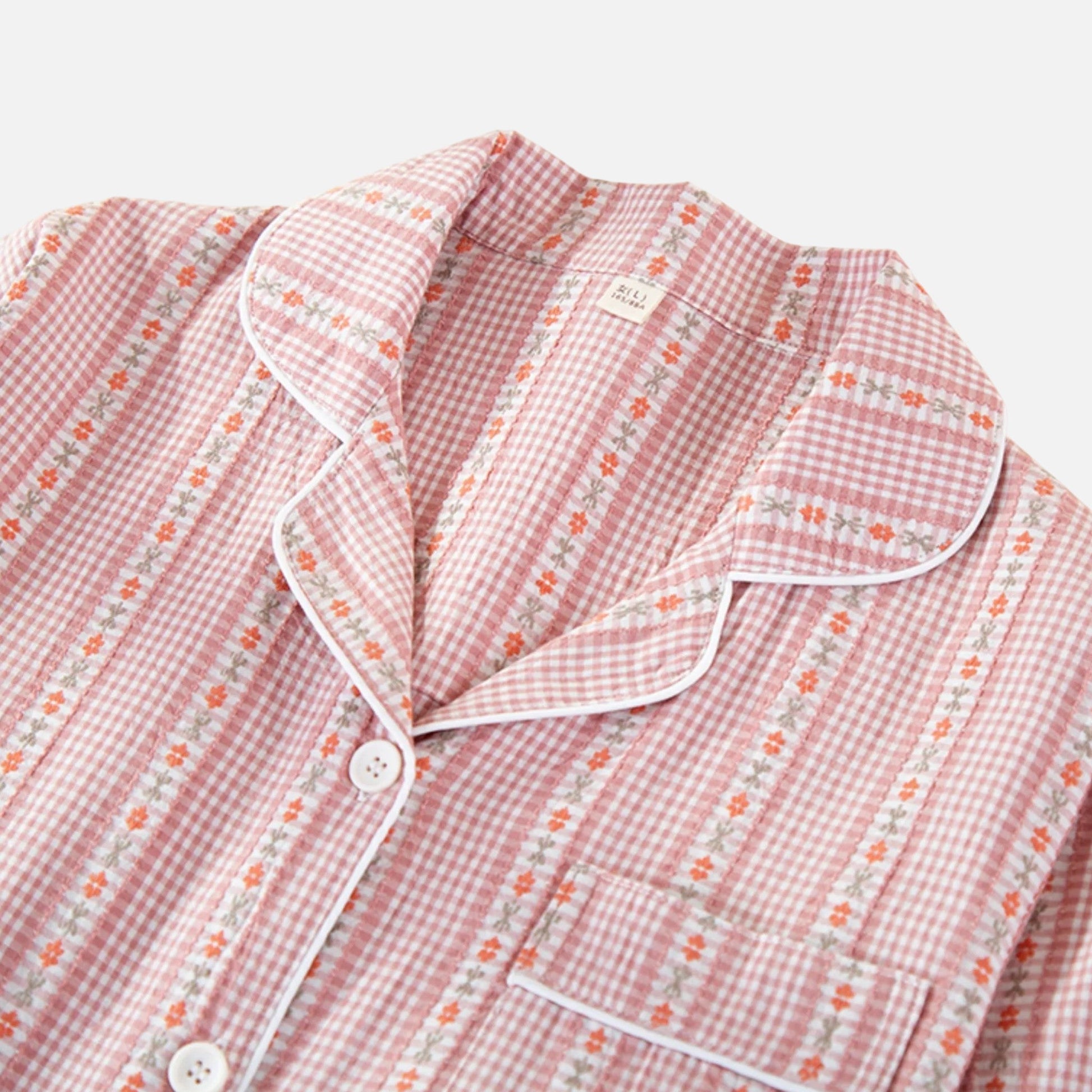 Women’s Pure Cotton Pyjama Set with Cardigan Style - Sofia Maris