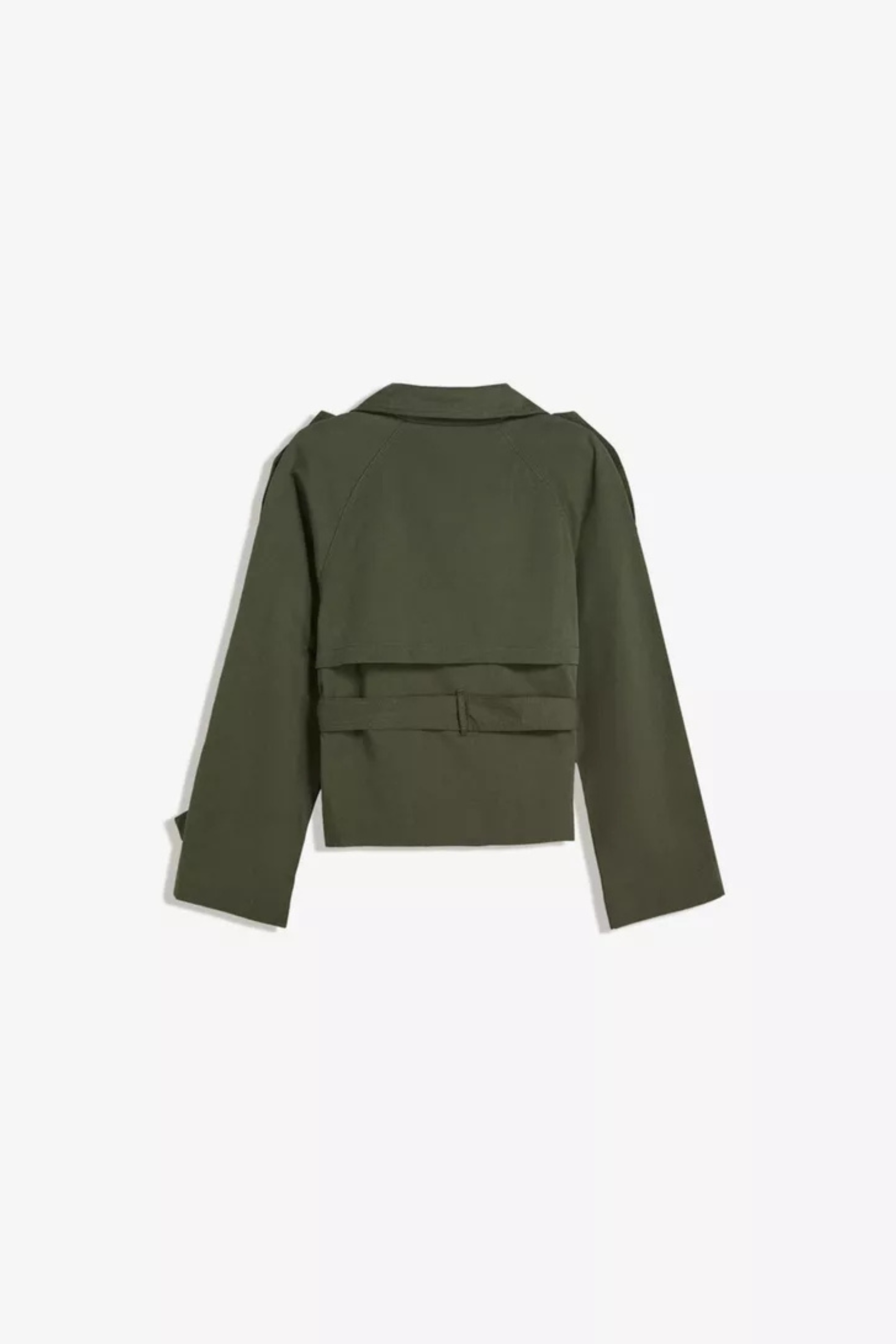 Women’s Trench Coat – Short Belted Double-Breasted Jacket - Sofia Maris