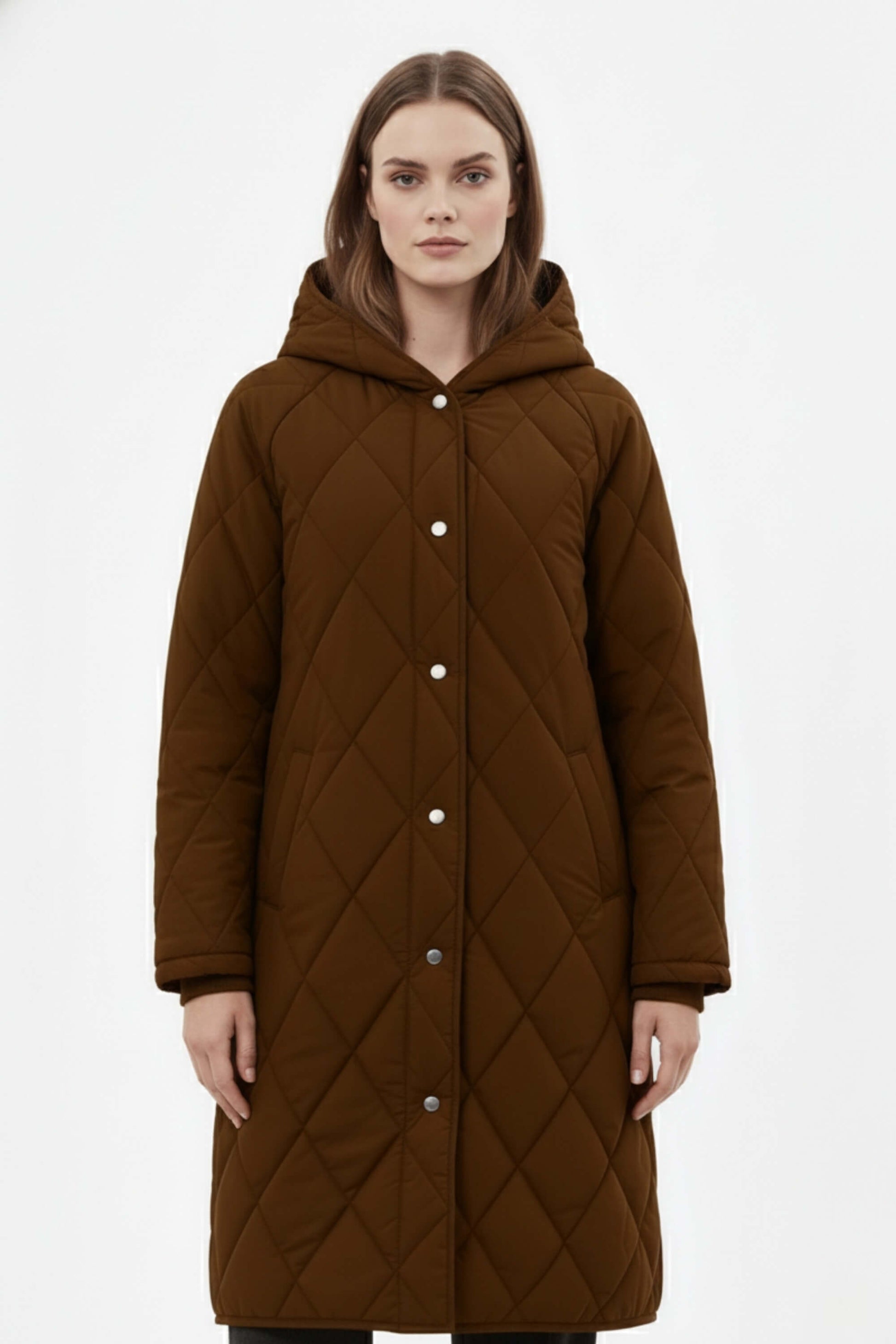 Sofia Maris Women’s Long Quilted Puffer Coat – Effortless Warmth Meets Timeless Elegance - Sofia Maris