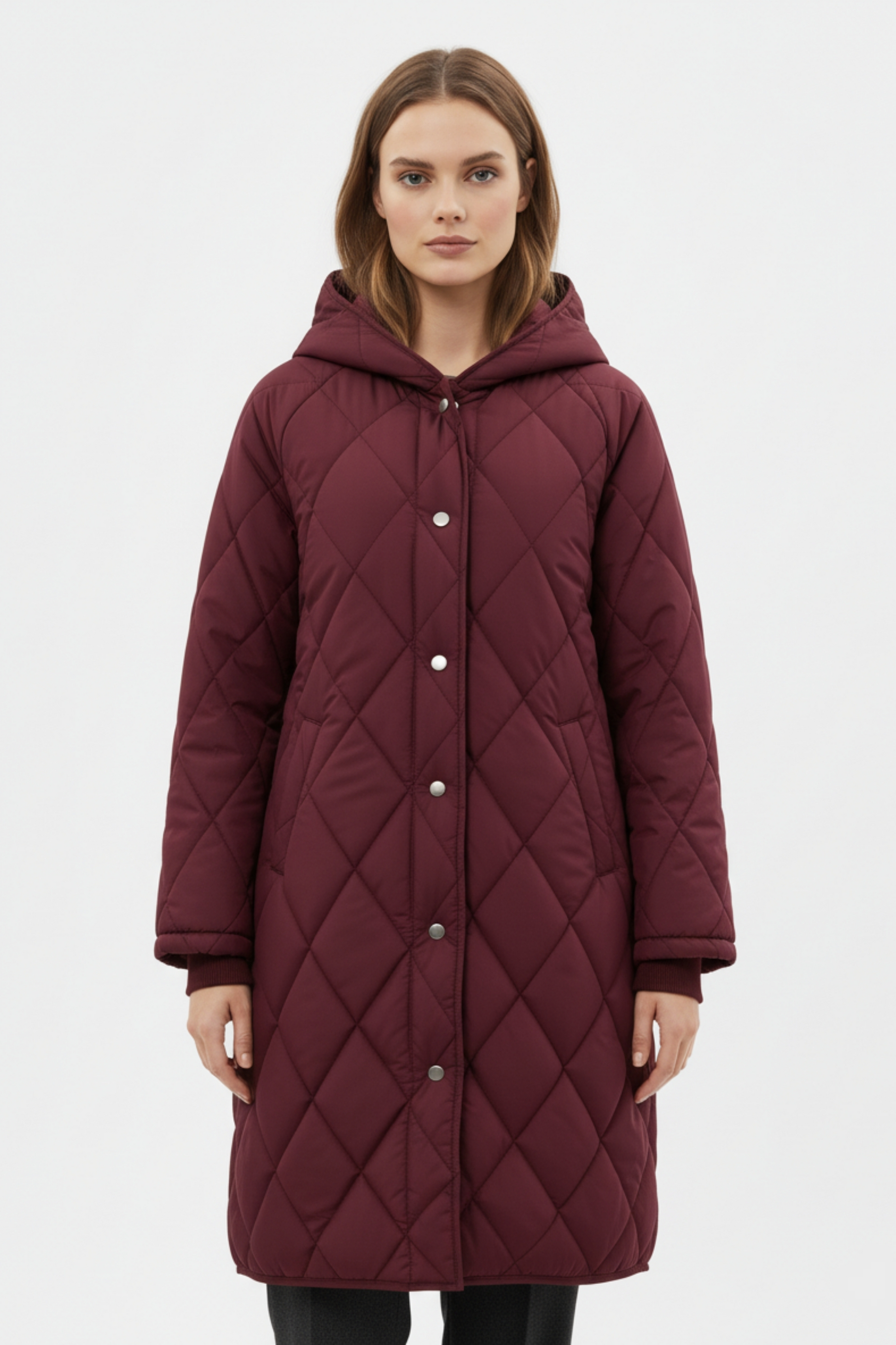 Sofia Maris Women’s Long Quilted Puffer Coat – Effortless Warmth Meets Timeless Elegance - Sofia Maris