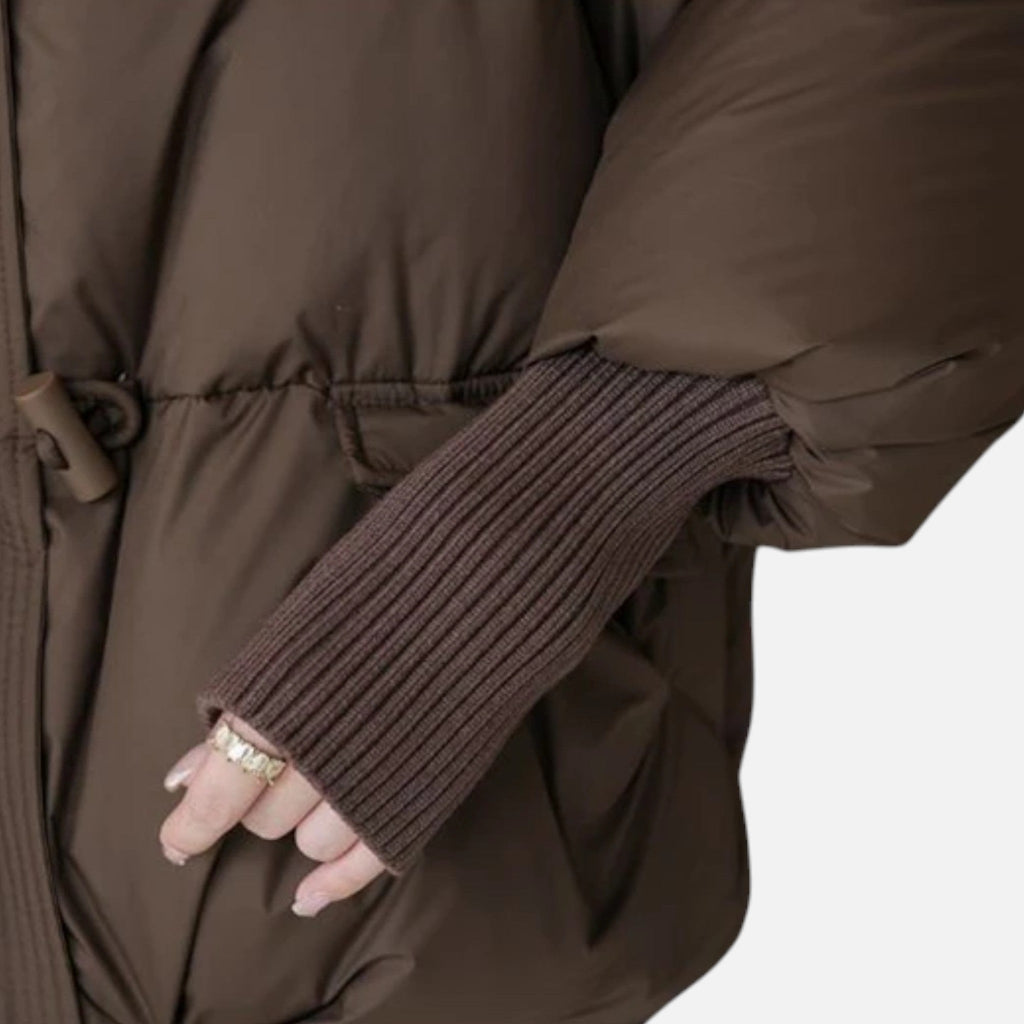 The Sofia Women’s Fur-Collar Down Cotton Jacket - Sofia Maris