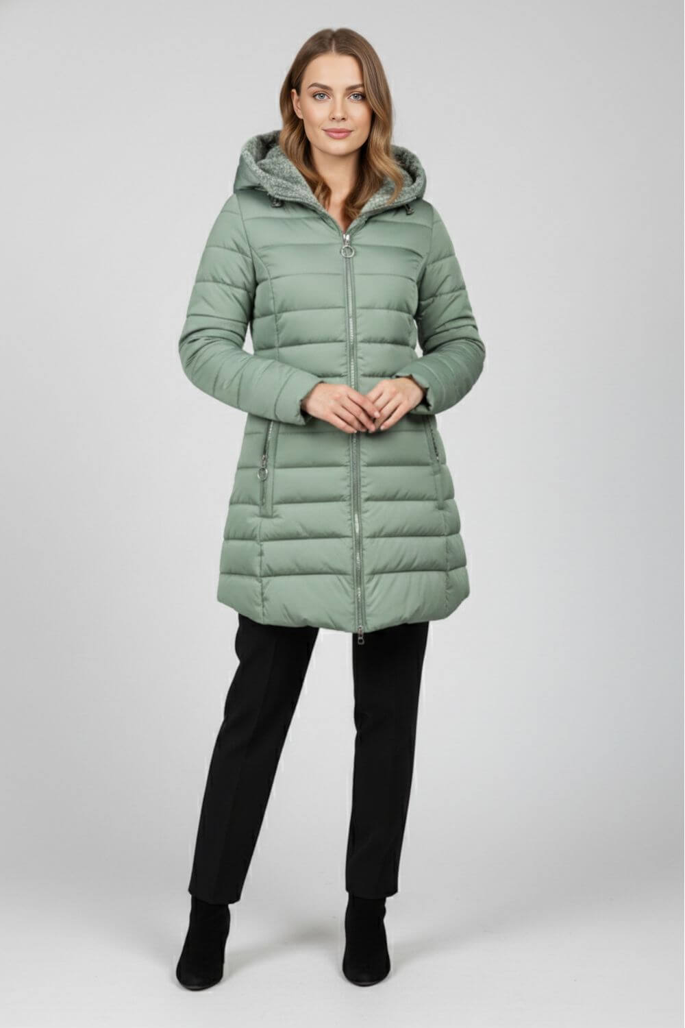 Sofia Maris Women’s Long Padded Puffer Jacket - Sofia Maris
