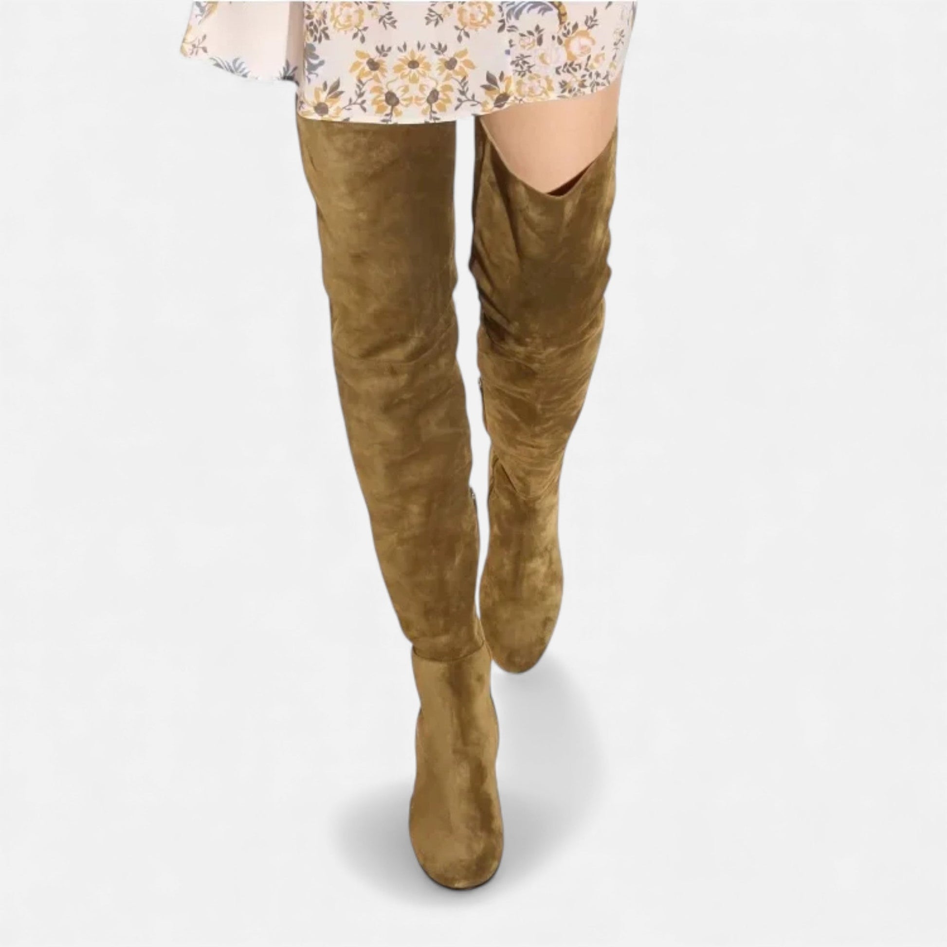 Sofia Maris | Women’s Over-the-Knee Synthetic Suede Winter Boots