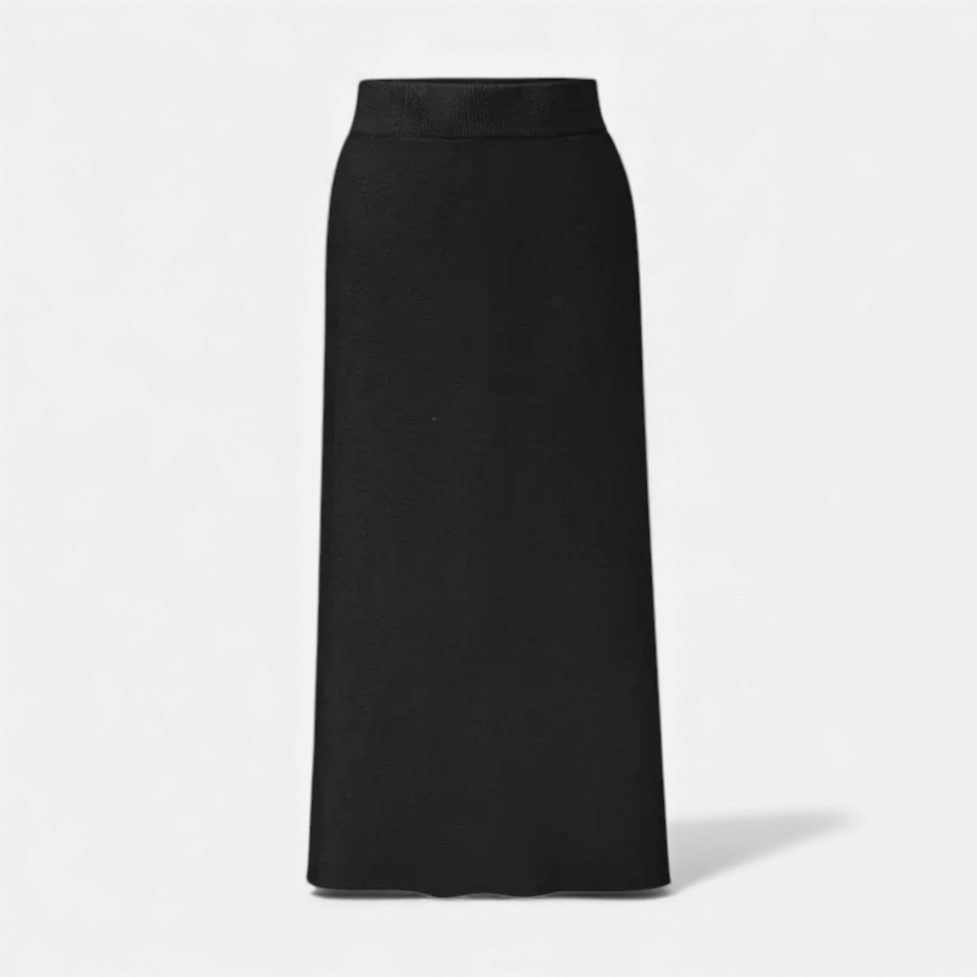 Sofia Maris Women’s Wool A-Line Split Midi Skirt - Sofia Maris