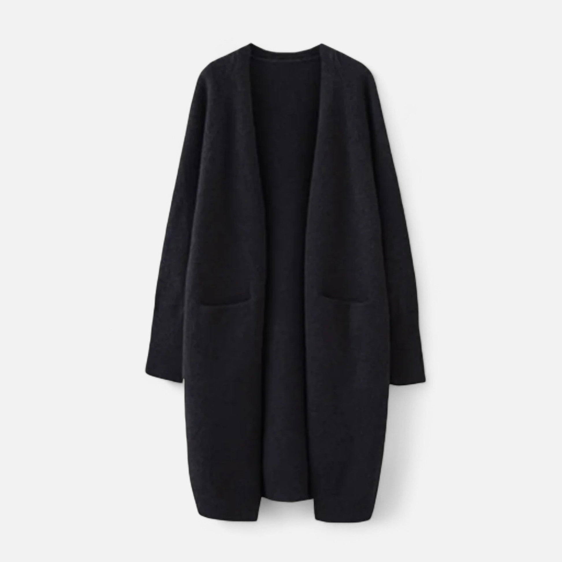 Women’s Thick Knit Cardigan – V-Neck Autumn Warmth - Sofia Maris