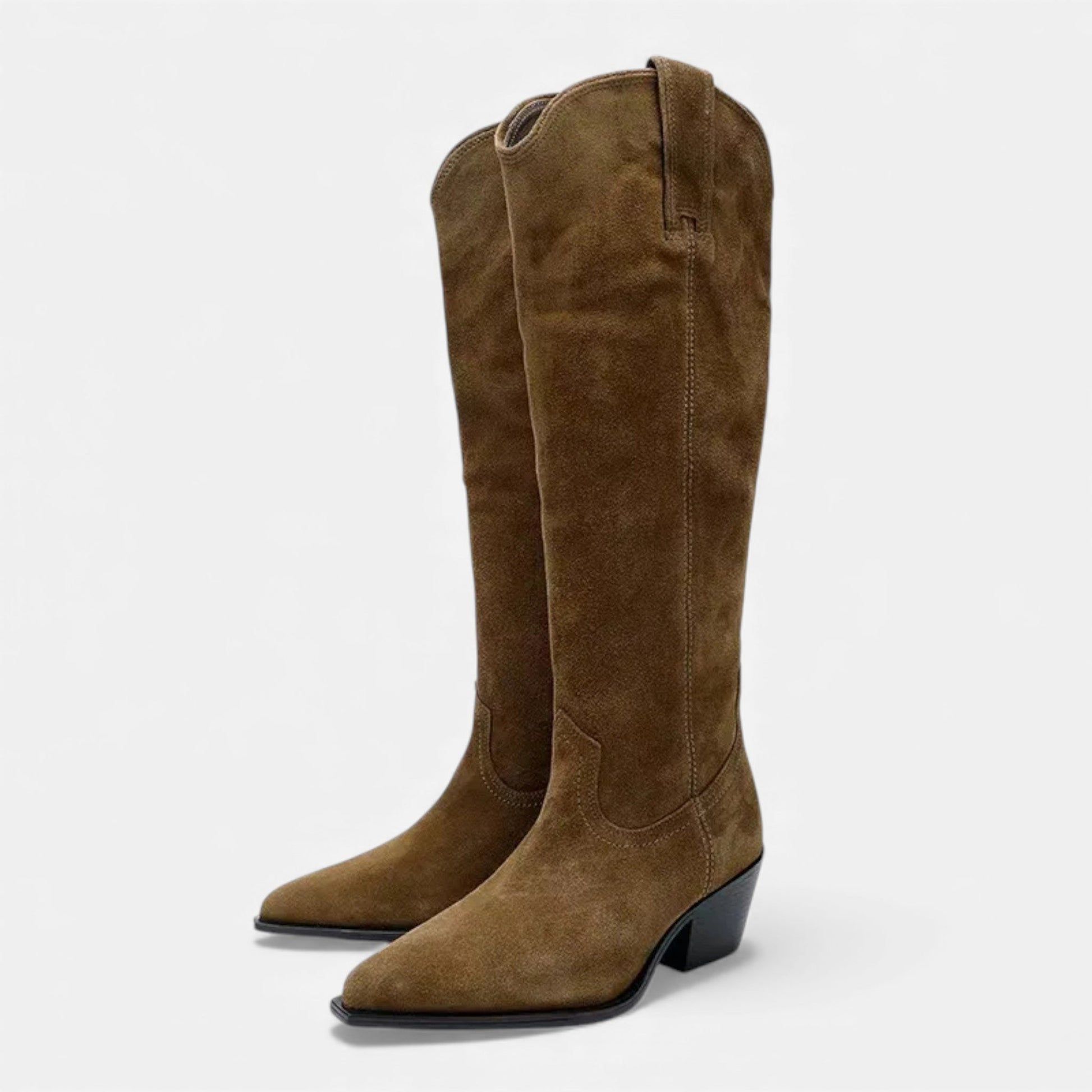 Sofia Maris | Women’s High Knee Cow Suede Autumn Winter Boots