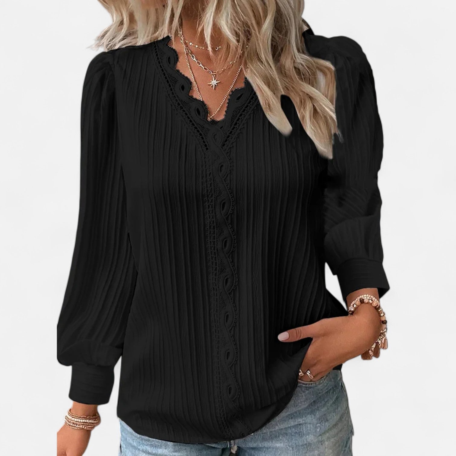 Women’s Chic Blouse – Tailored Silhouette, Effortless Polish - Sofia Maris