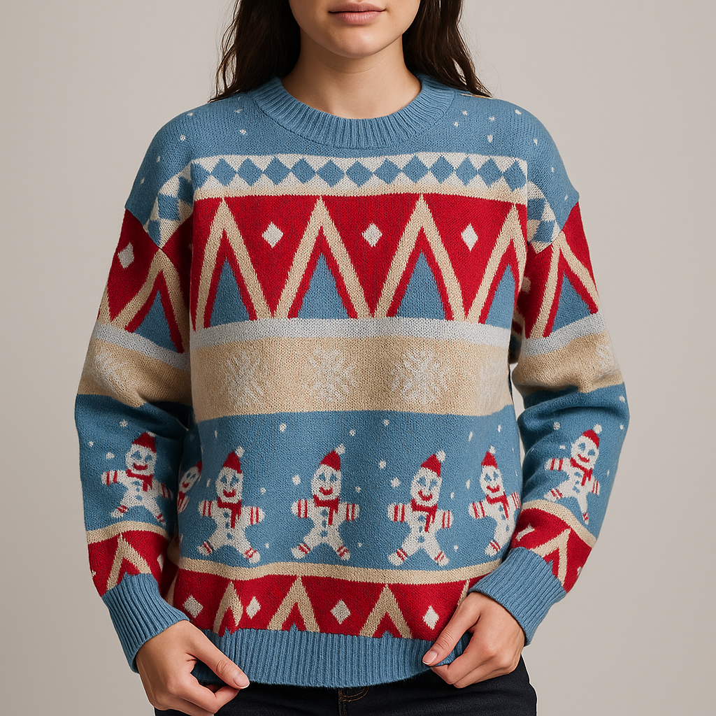 Women’s Oversized Christmas Jumper | Relaxed Fit and Seasonal Style - Sofia Maris