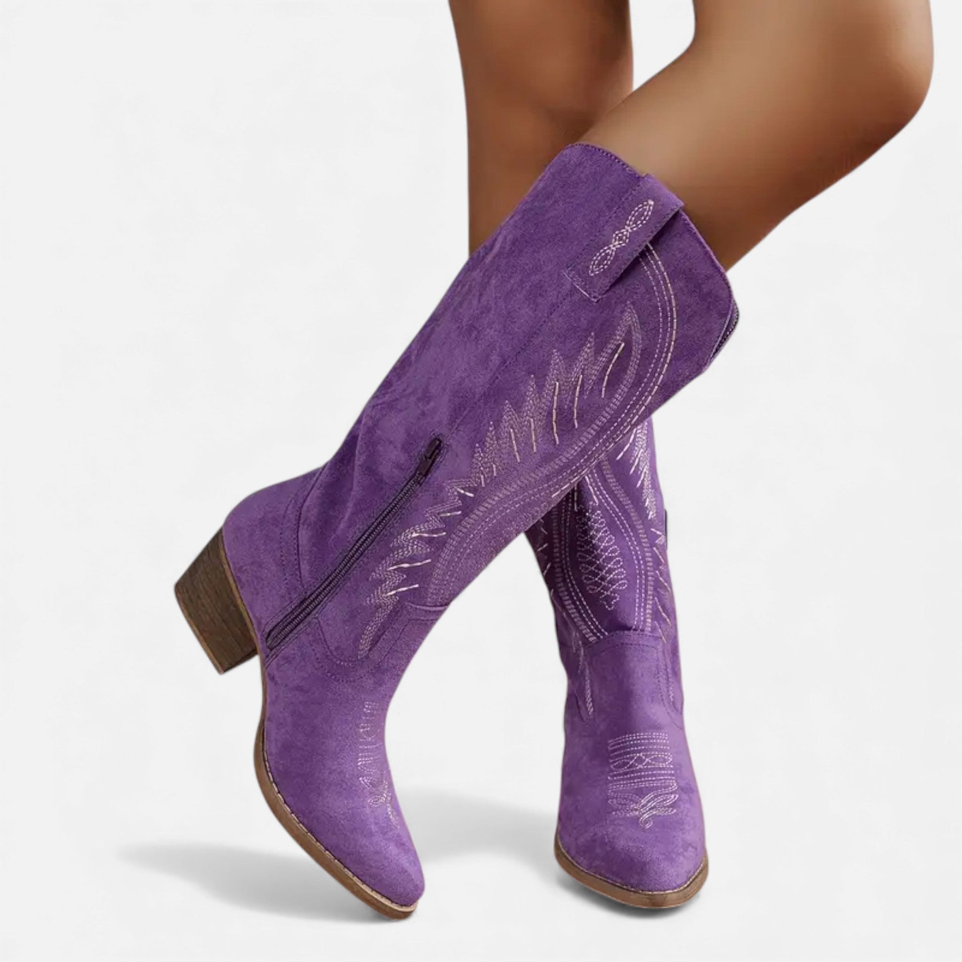 Sofia Maris | Women’s Embroidered Cowboy Boots – Western Chic Elegance