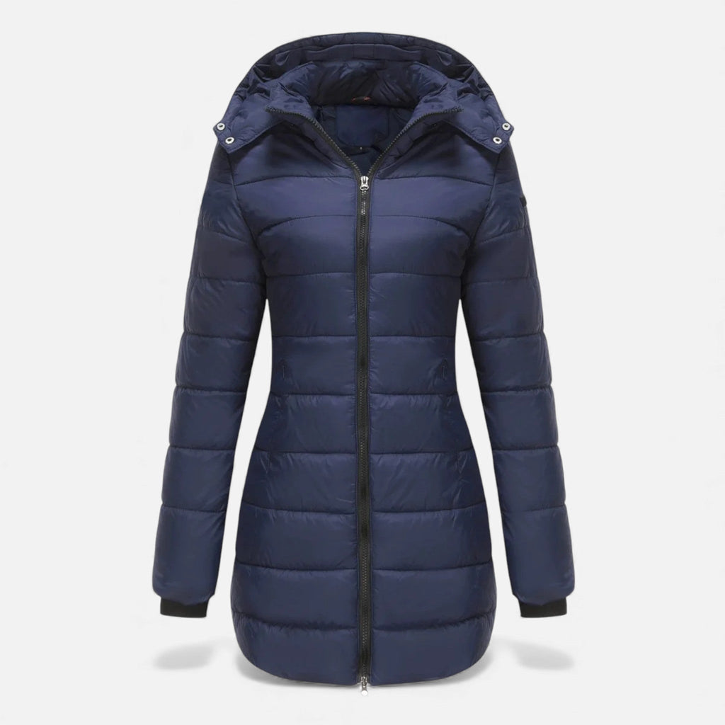 Sofia Maris | Women’s Quilted Cotton-Blend Autumn Winter Jacket