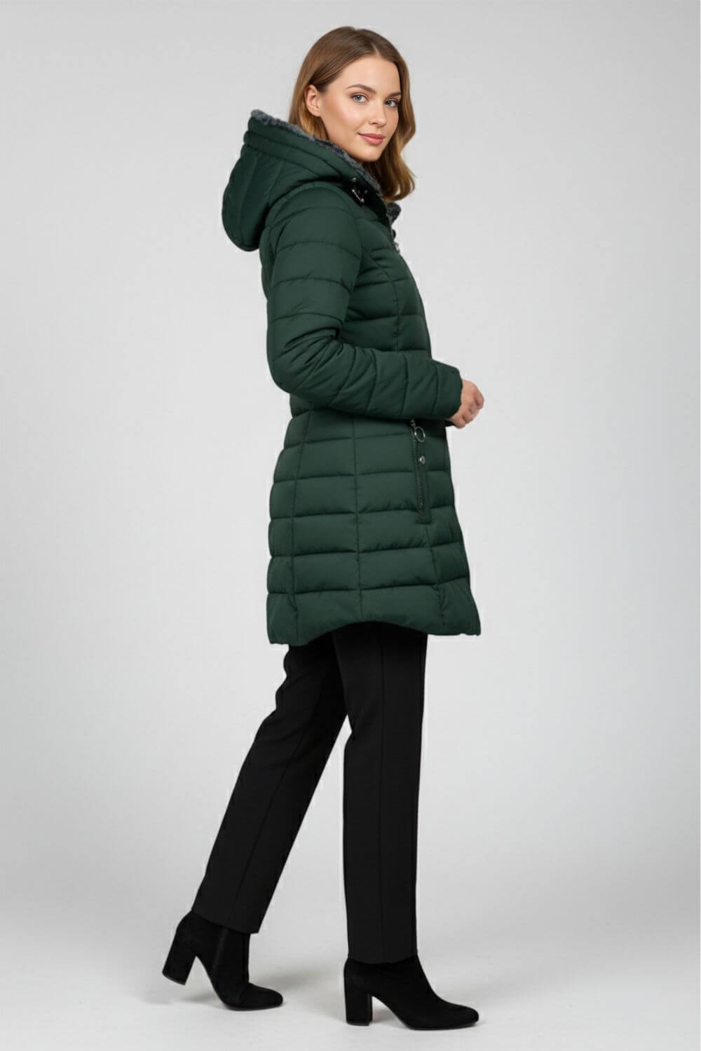 Sofia Maris Women’s Long Padded Puffer Jacket - Sofia Maris