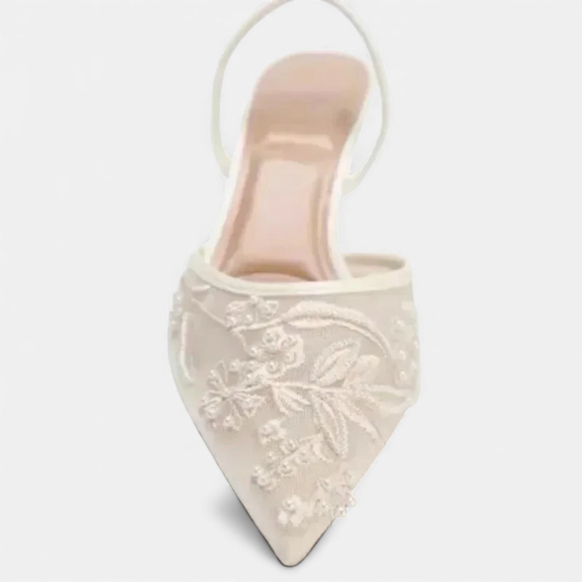 Sofia Maris Women’s Embroidered Mesh Designer Heels - Sofia Maris