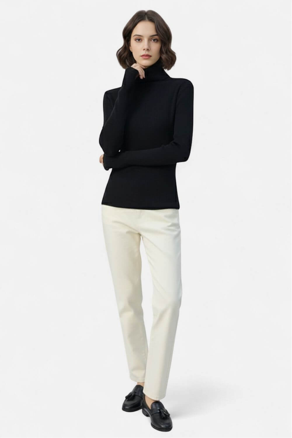 Sofia Maris Women’s Turtleneck Jumper – Modern Warmth with Timeless Grace - Sofia Maris