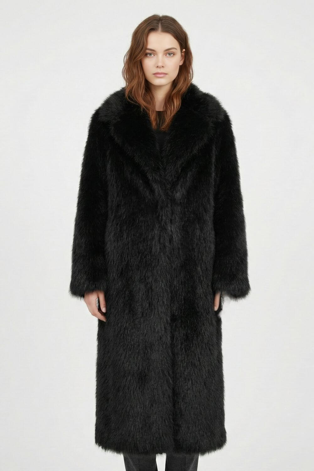 Sofia Maris | Women’s Long Faux Fur Coat