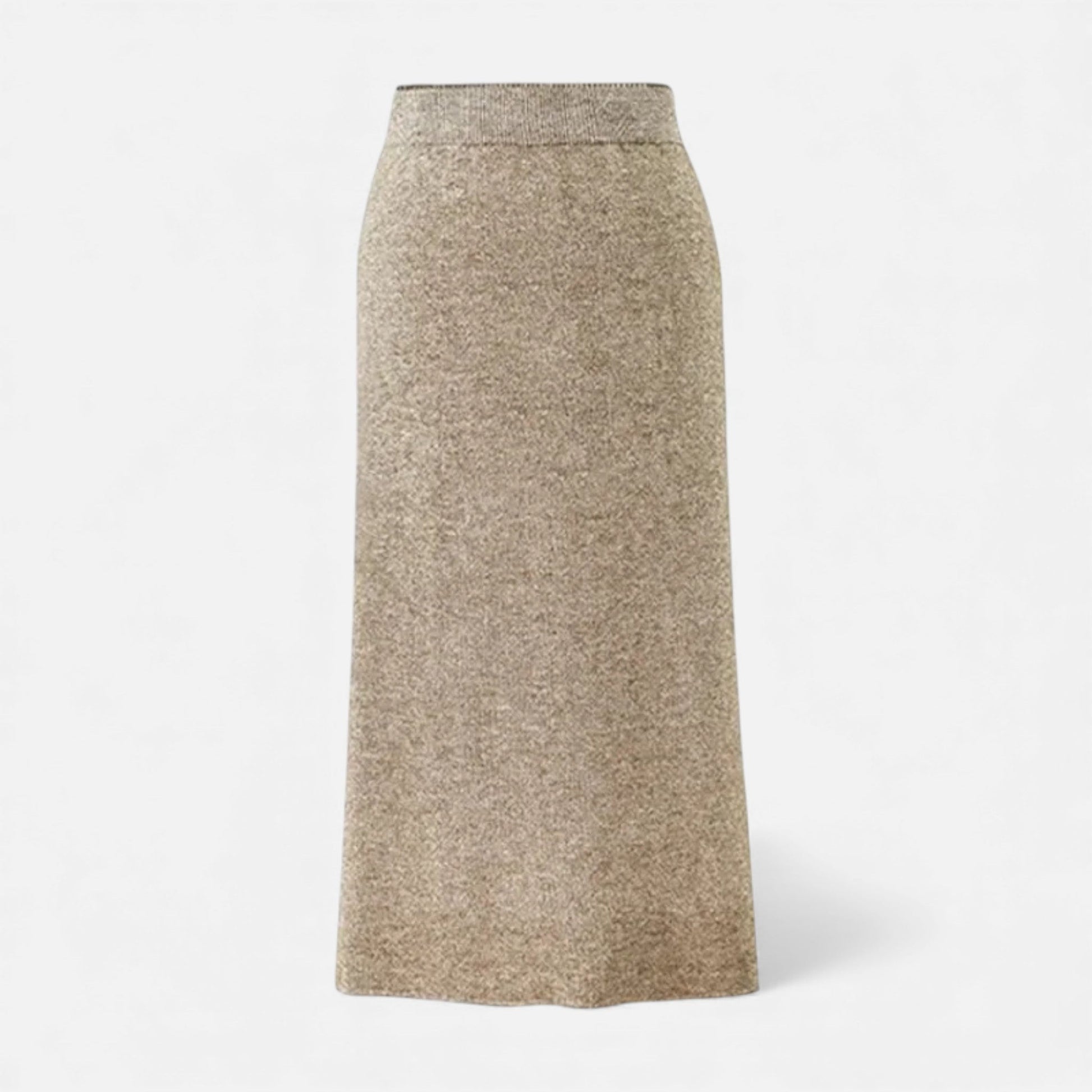Sofia Maris Women’s Wool A-Line Split Midi Skirt - Sofia Maris