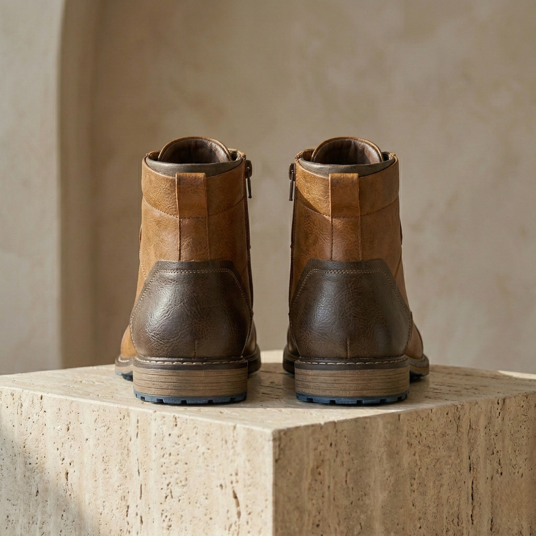 Durable Leather Orthopedic Boots