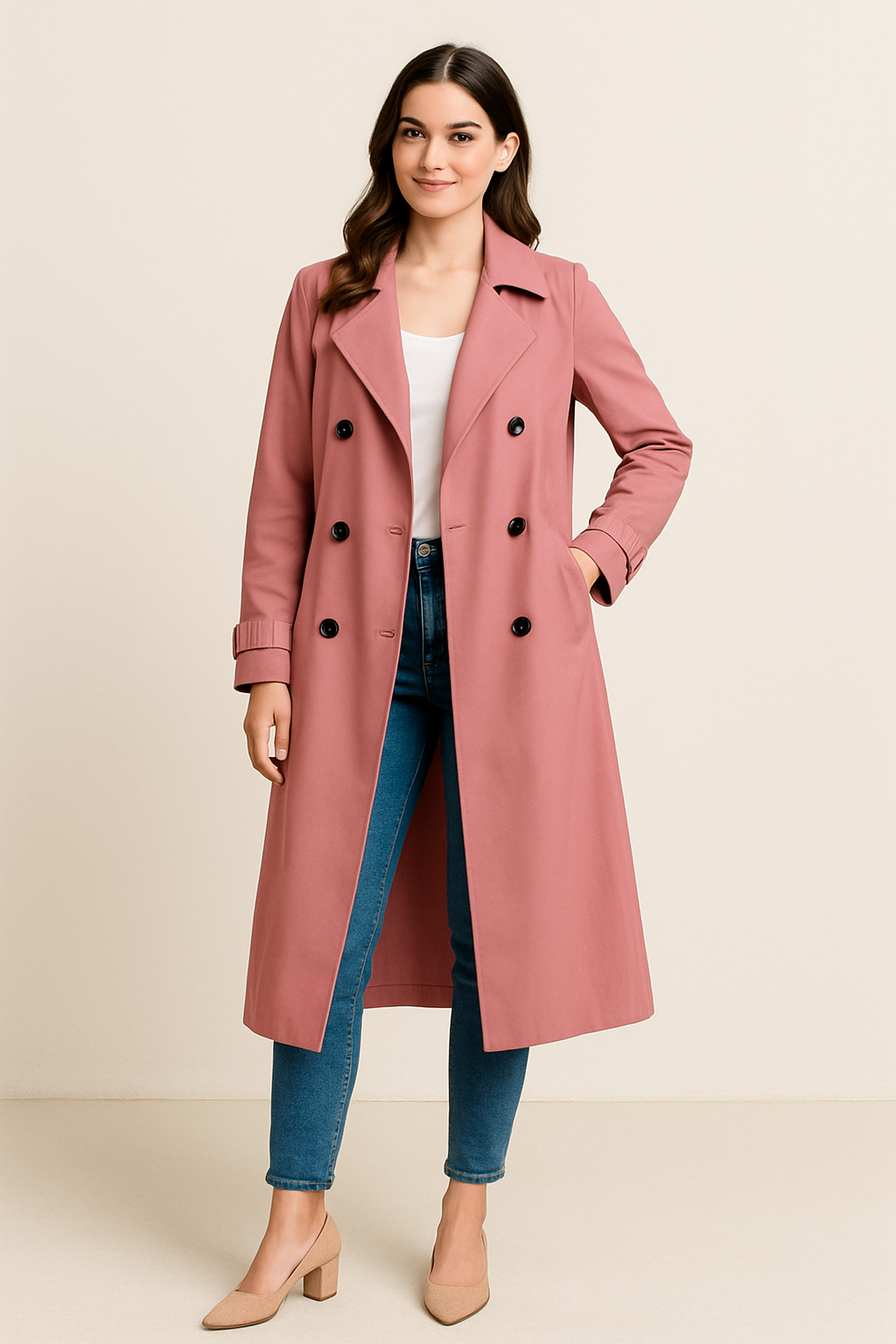 Long Trench Tailored - Sofia Maris