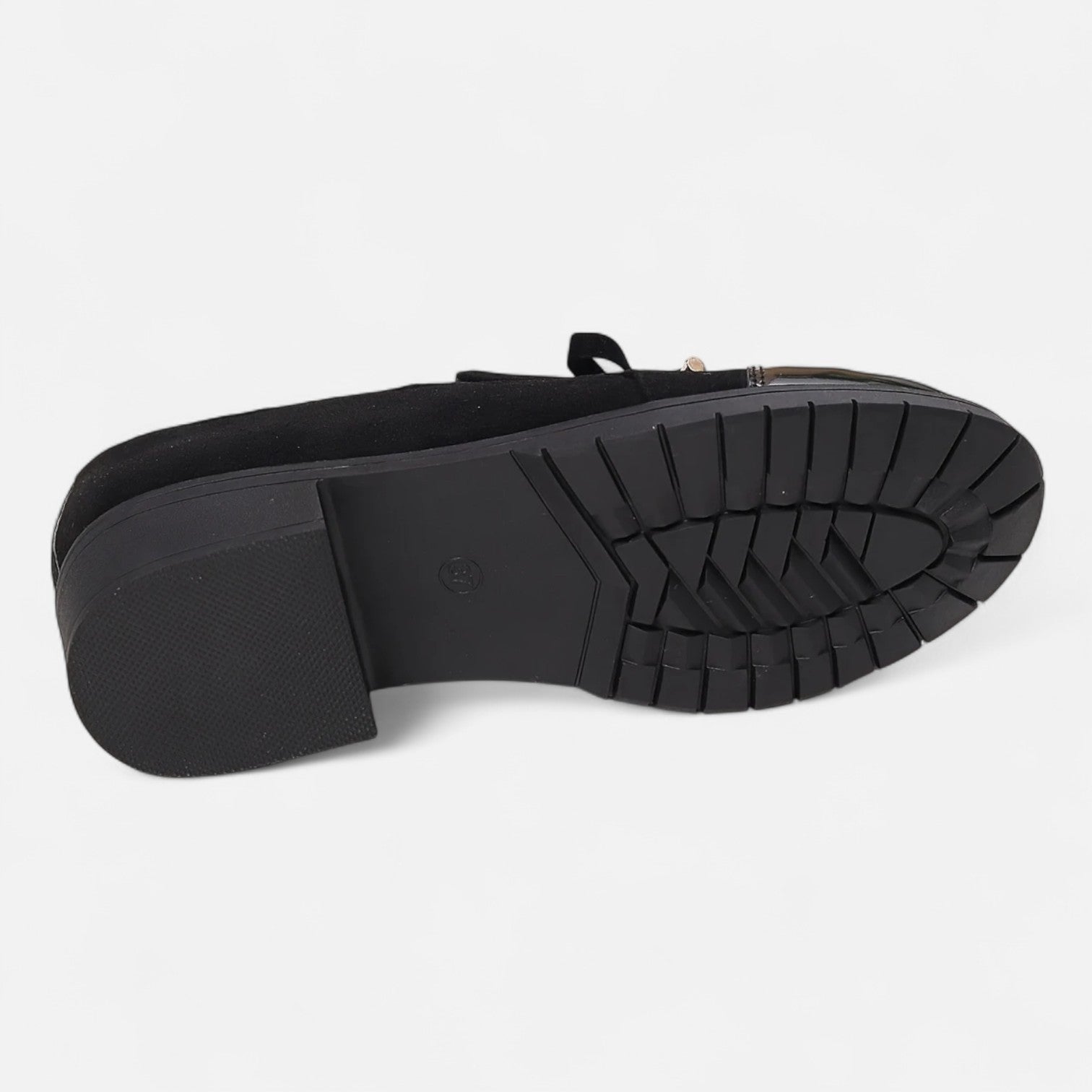 The Sofia Women’s Retro Bow‑knot Chunky‑Heel Loafers - Sofia Maris