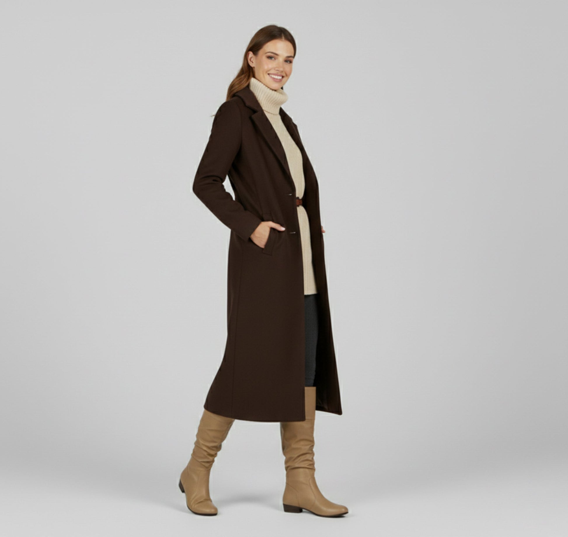 Sofia Maris Women’s Slouchy Knee-High Boots – Effortless Luxe Comfort - Sofia Maris