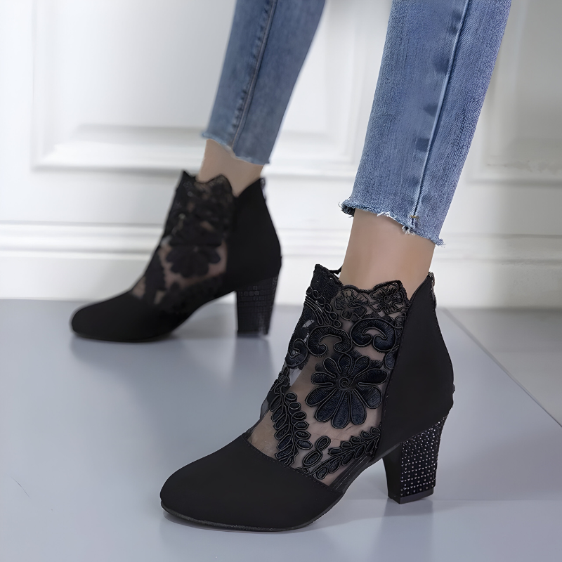 Jade | Elegant Ankle Strap Heels