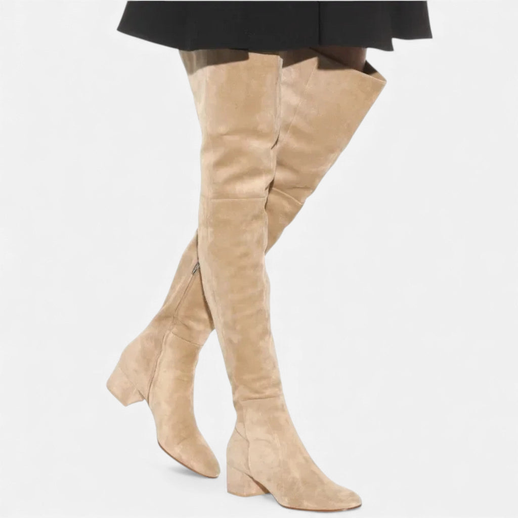 Sofia Maris | Women’s Over-the-Knee Synthetic Suede Winter Boots