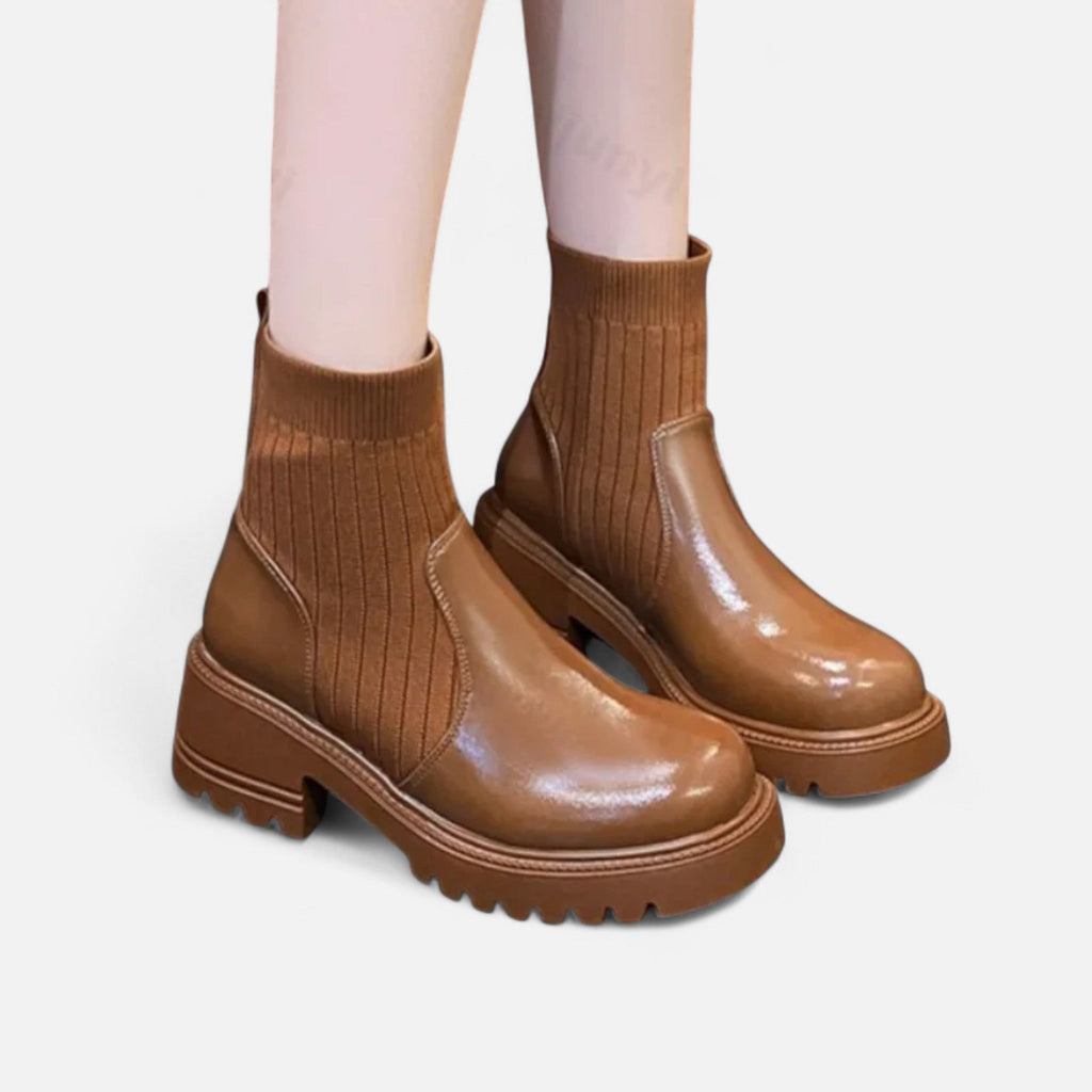 Sofia Maris Women’s Modern Slip-On Ankle Boots - Sofia Maris