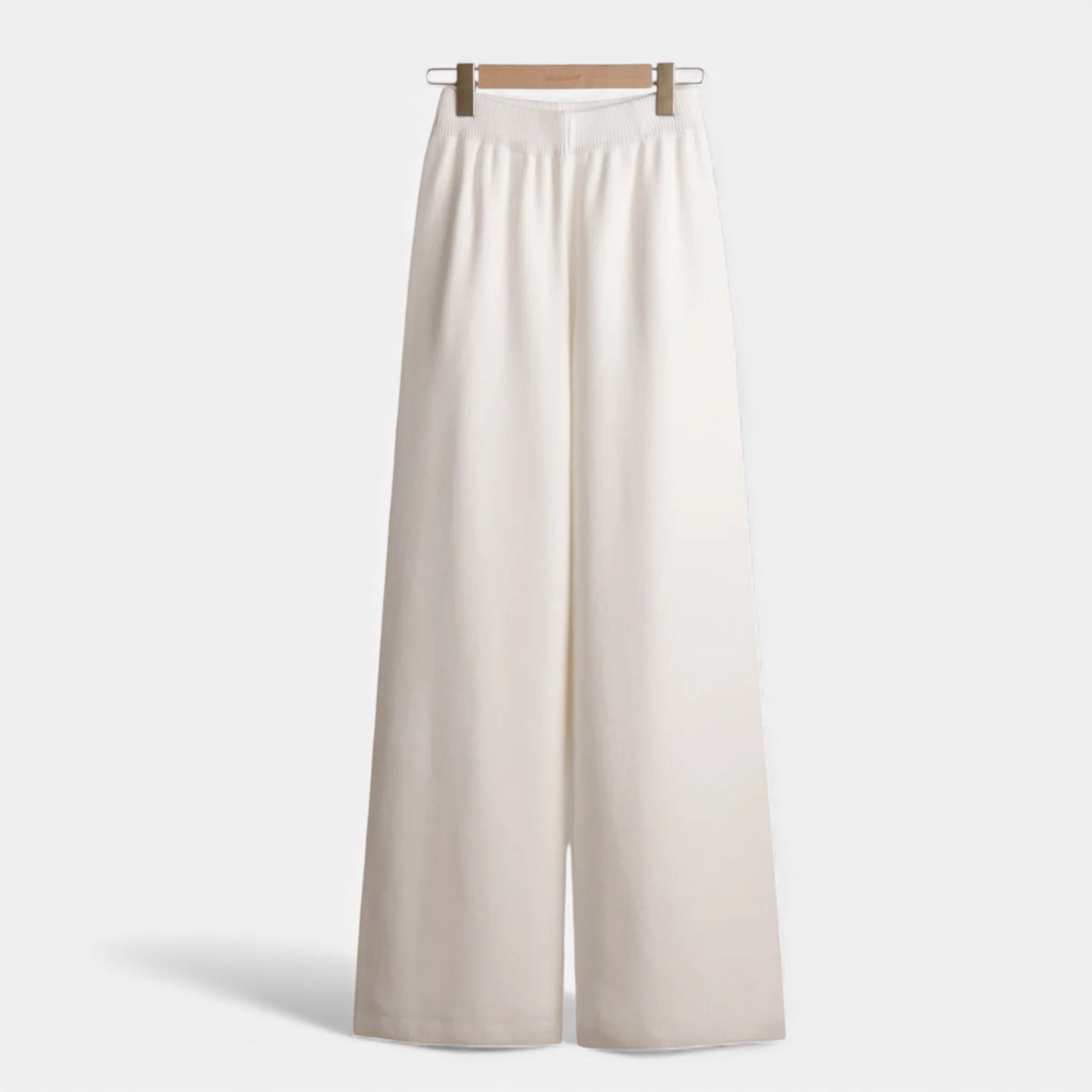 Women’s Cashmere-Feel Polo Lounge Set with Elegant Knit Detail - Sofia Maris