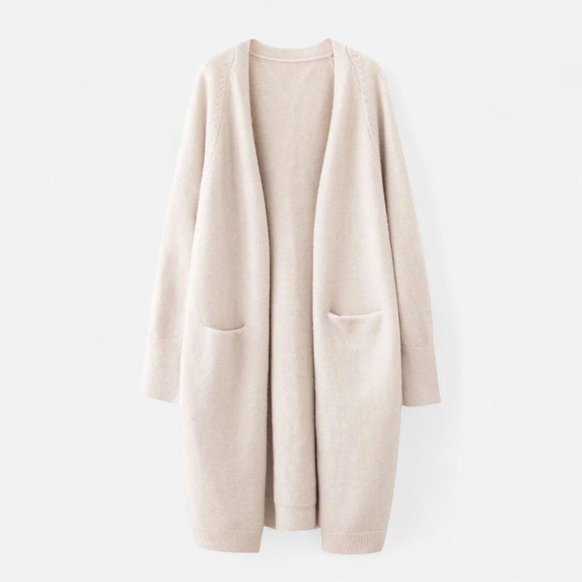 Women’s Thick Knit Cardigan – V-Neck Autumn Warmth - Sofia Maris