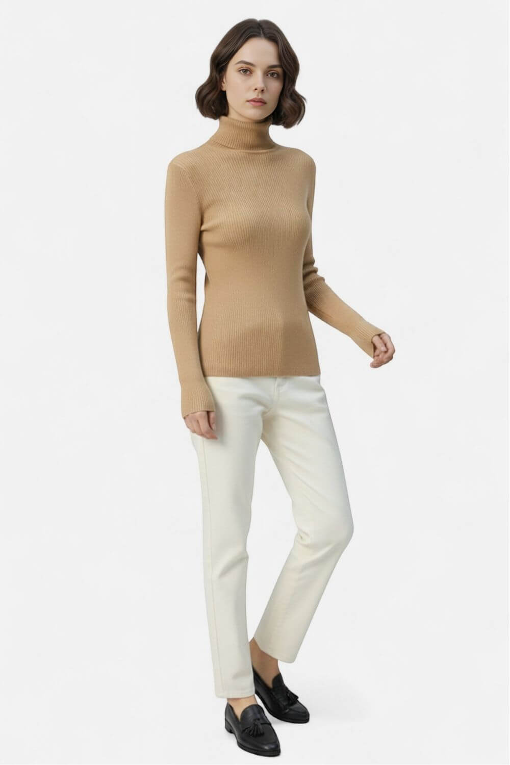 Sofia Maris Women’s Turtleneck Jumper – Modern Warmth with Timeless Grace - Sofia Maris
