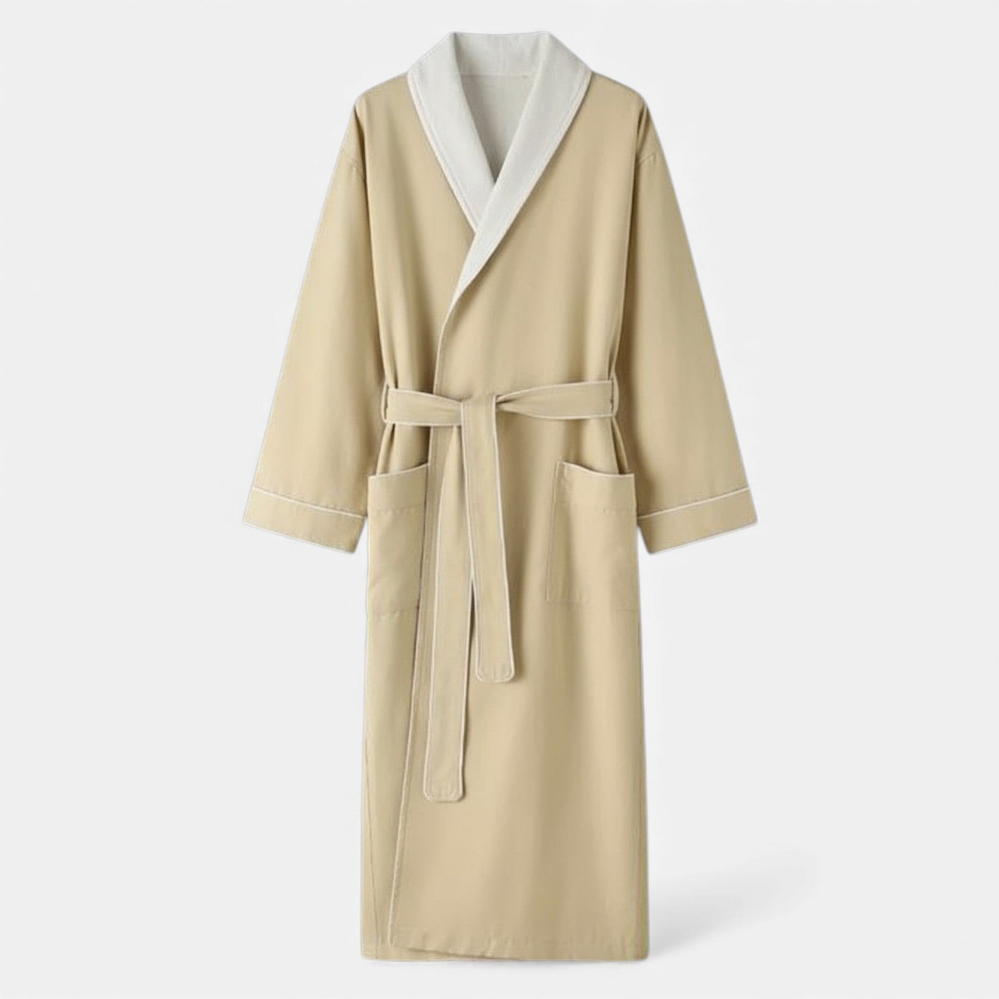 Unisex Double-Layer Cotton Bathrobe - Sofia Maris