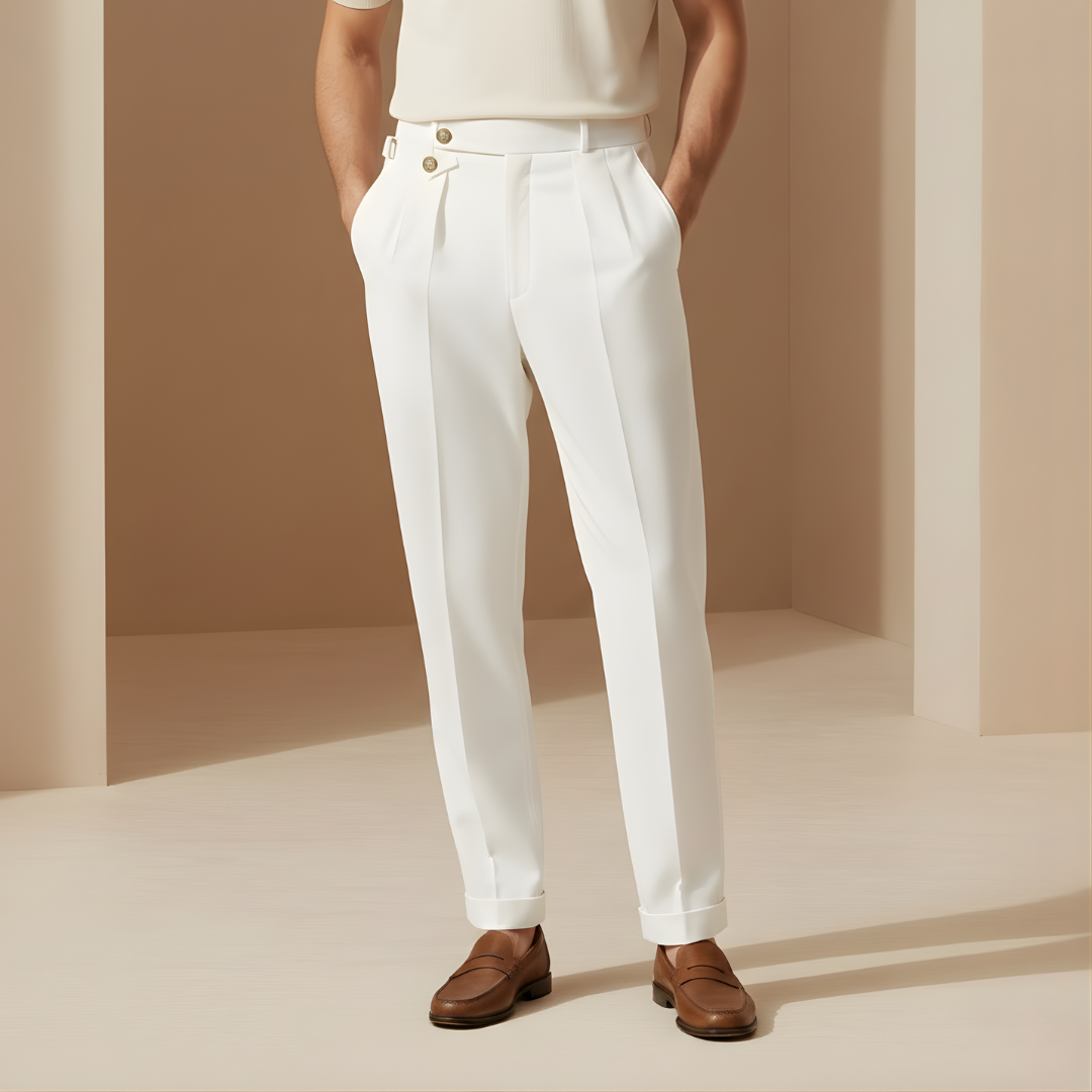 Men’s High Waist Premium Trousers