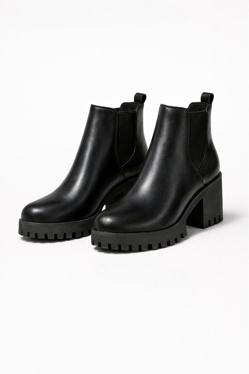 Sofia Maris | Women’s Ankle Boots – Thick-Soled Chunky Heel