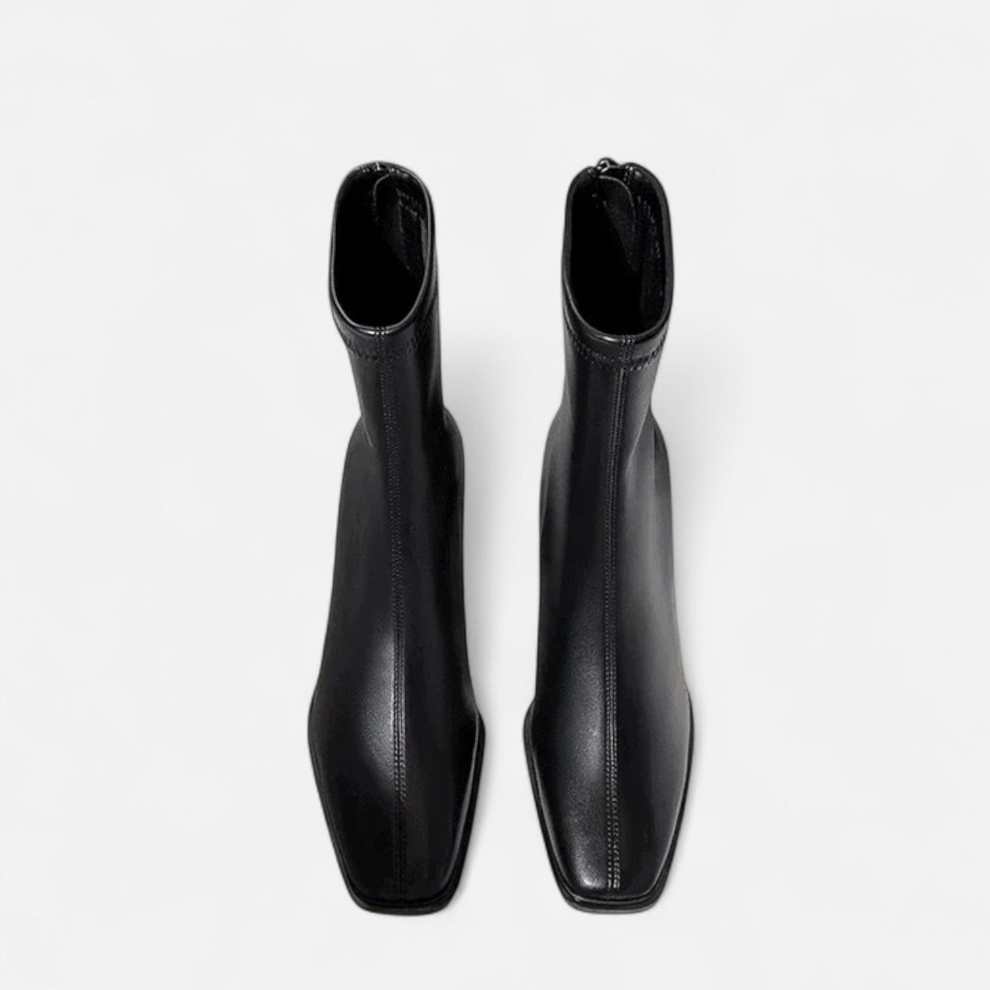 The Sofia Women’s Vintage Square-Toe Ankle Boots - Sofia Maris