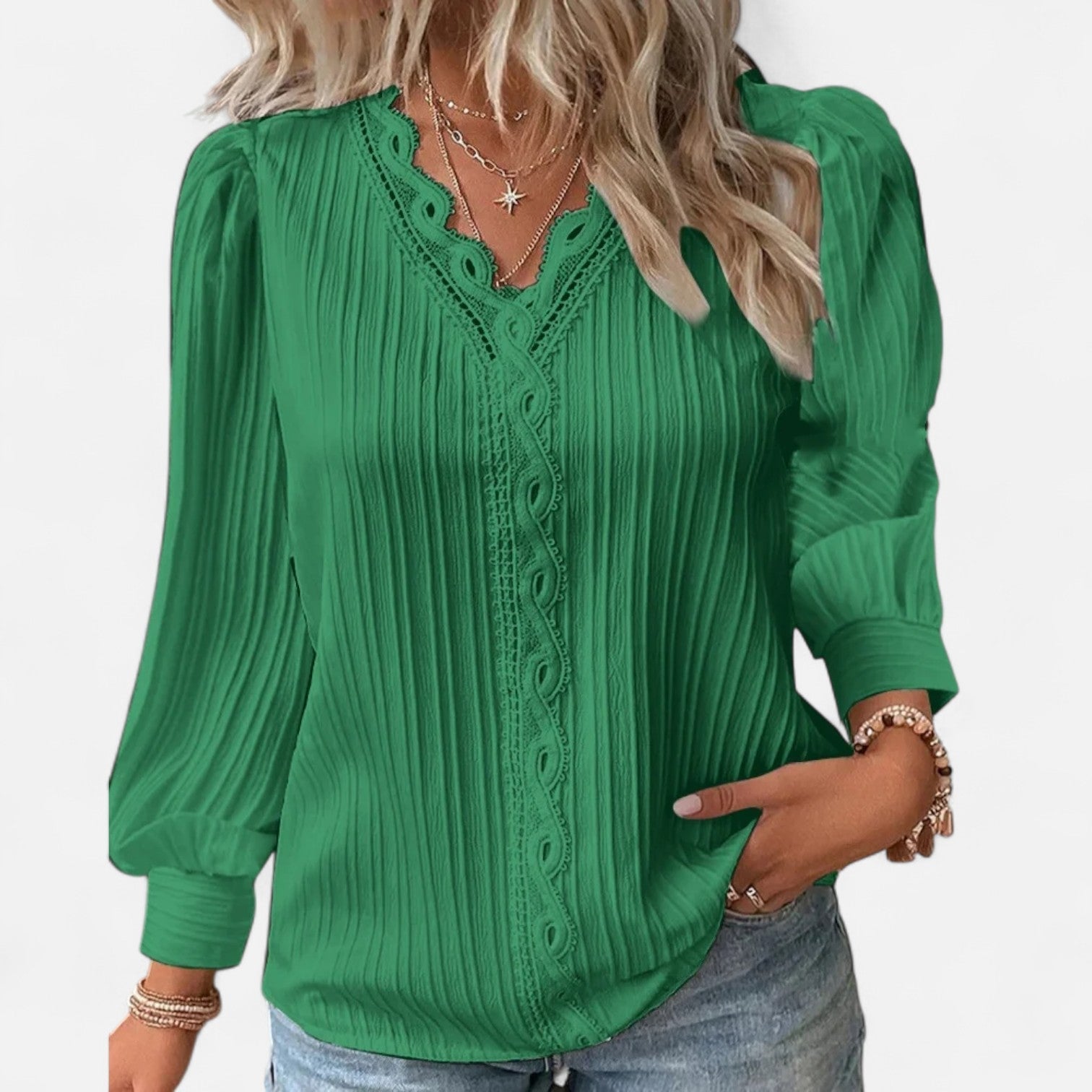 Women’s Chic Blouse – Tailored Silhouette, Effortless Polish - Sofia Maris