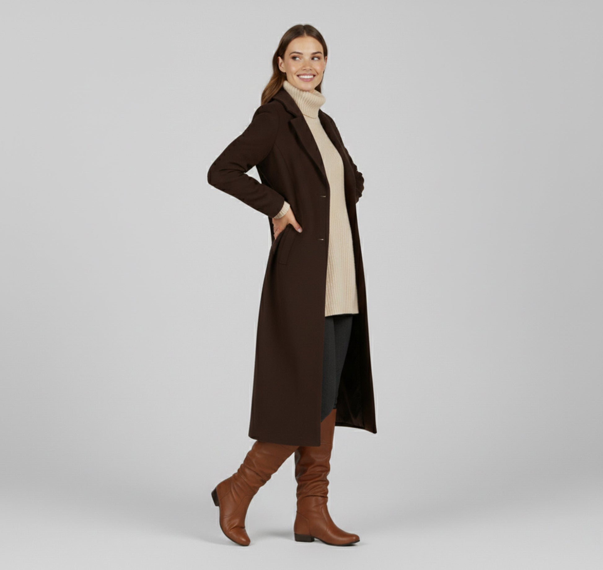 Sofia Maris Women’s Slouchy Knee-High Boots – Effortless Luxe Comfort - Sofia Maris