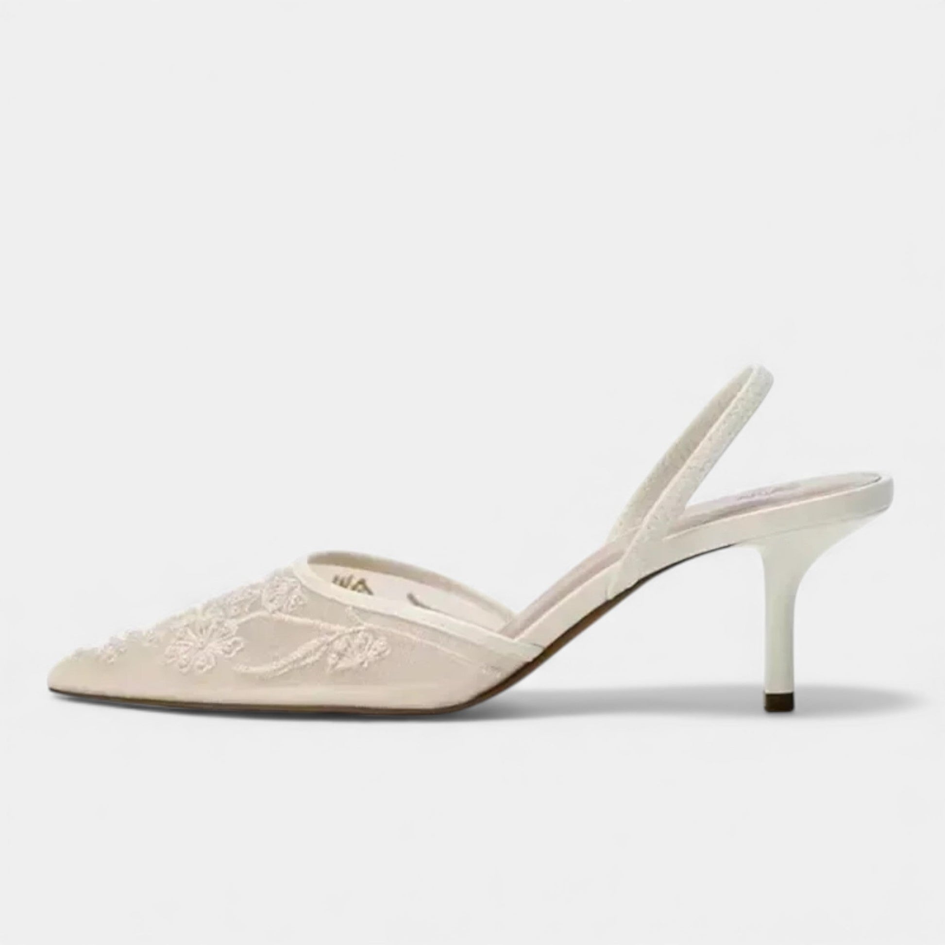 Sofia Maris Women’s Embroidered Mesh Designer Heels - Sofia Maris