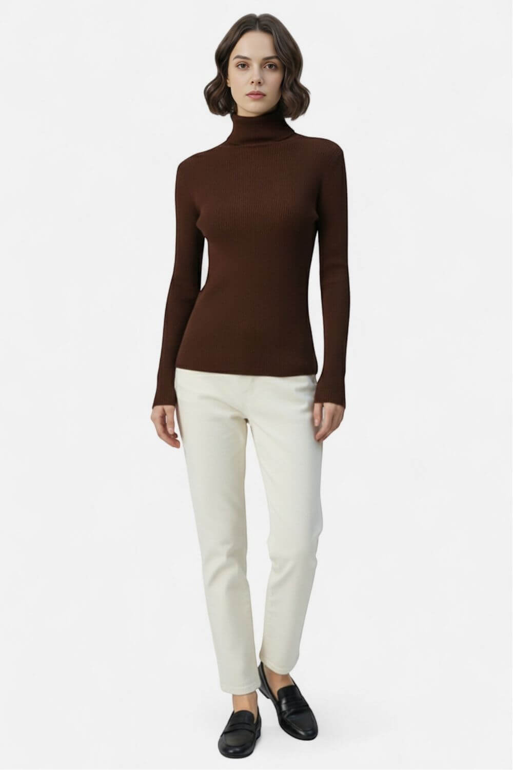 Sofia Maris Women’s Turtleneck Jumper – Modern Warmth with Timeless Grace - Sofia Maris