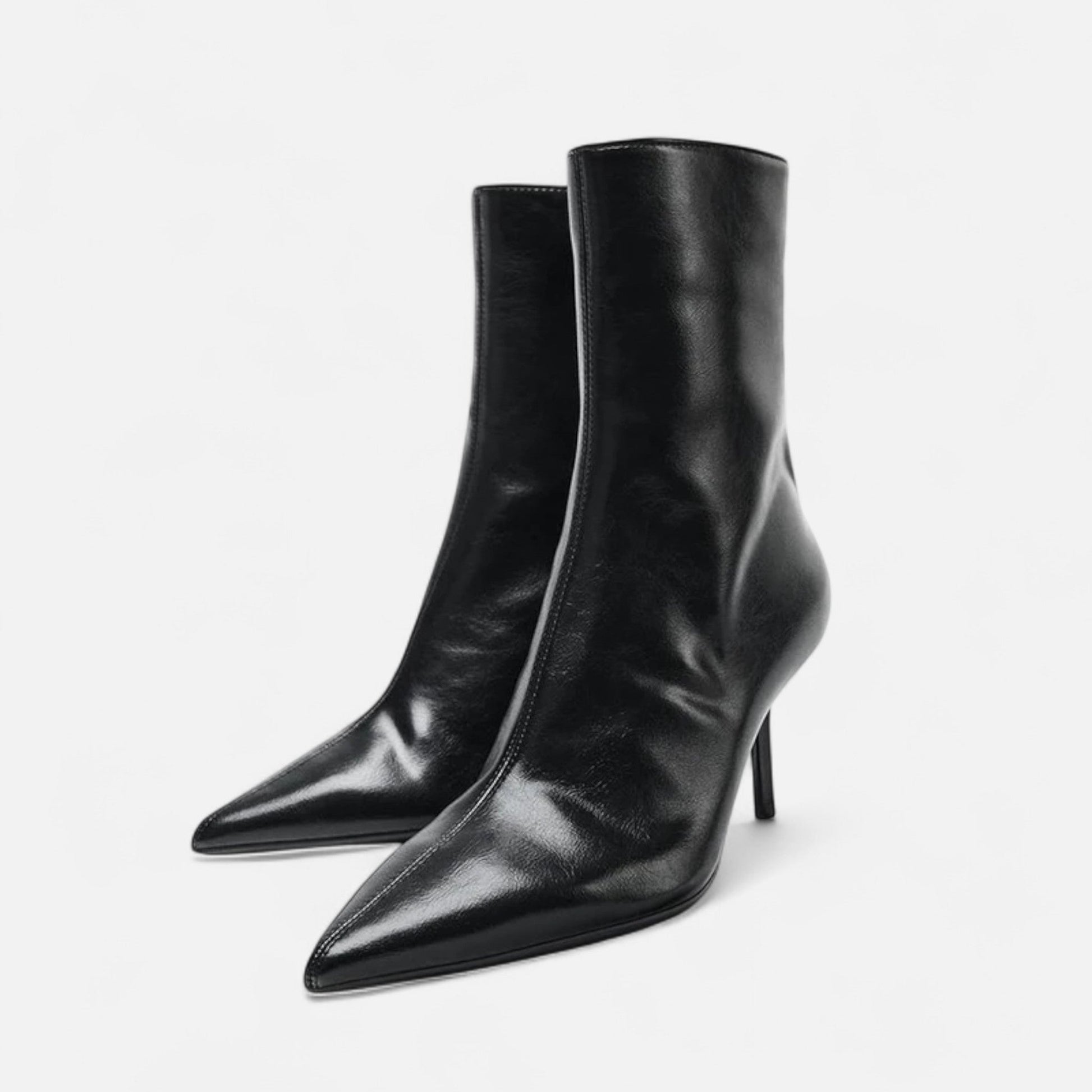 Sofia Maris | Women’s Pointed-Toe Heeled Boots – Retro Luxe Flair