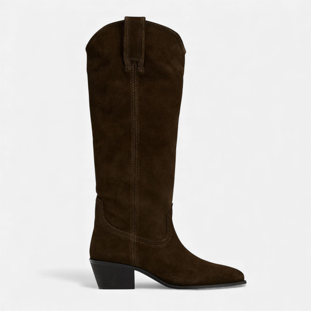 Sofia Maris| Women’s Suede Knee Boots Autumn Winter