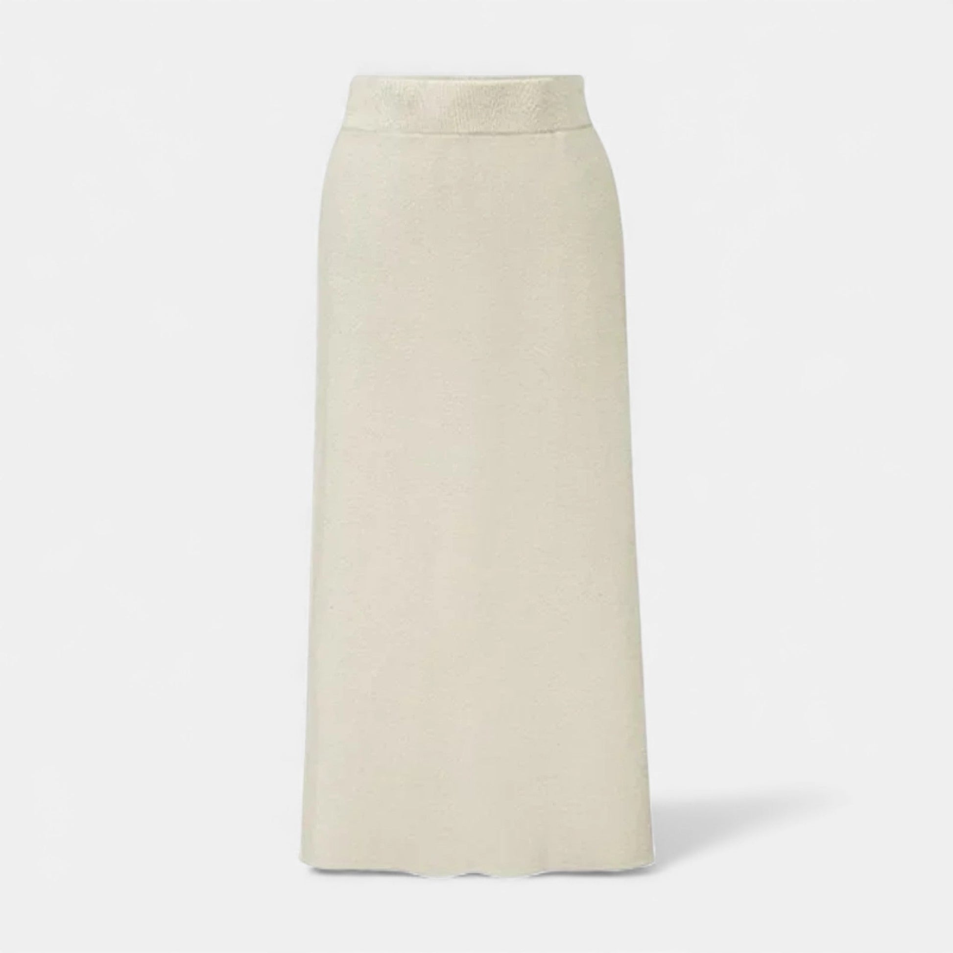 Sofia Maris Women’s Wool A-Line Split Midi Skirt - Sofia Maris