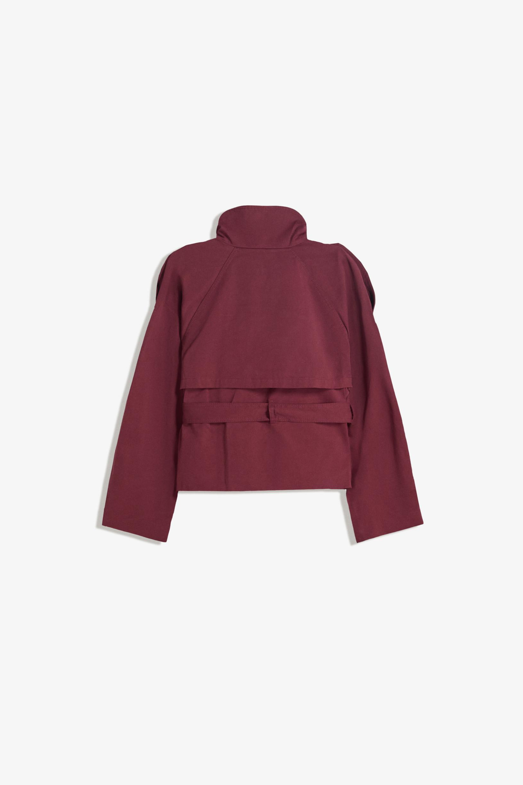 Women’s Trench Coat – Short Belted Double-Breasted Jacket - Sofia Maris